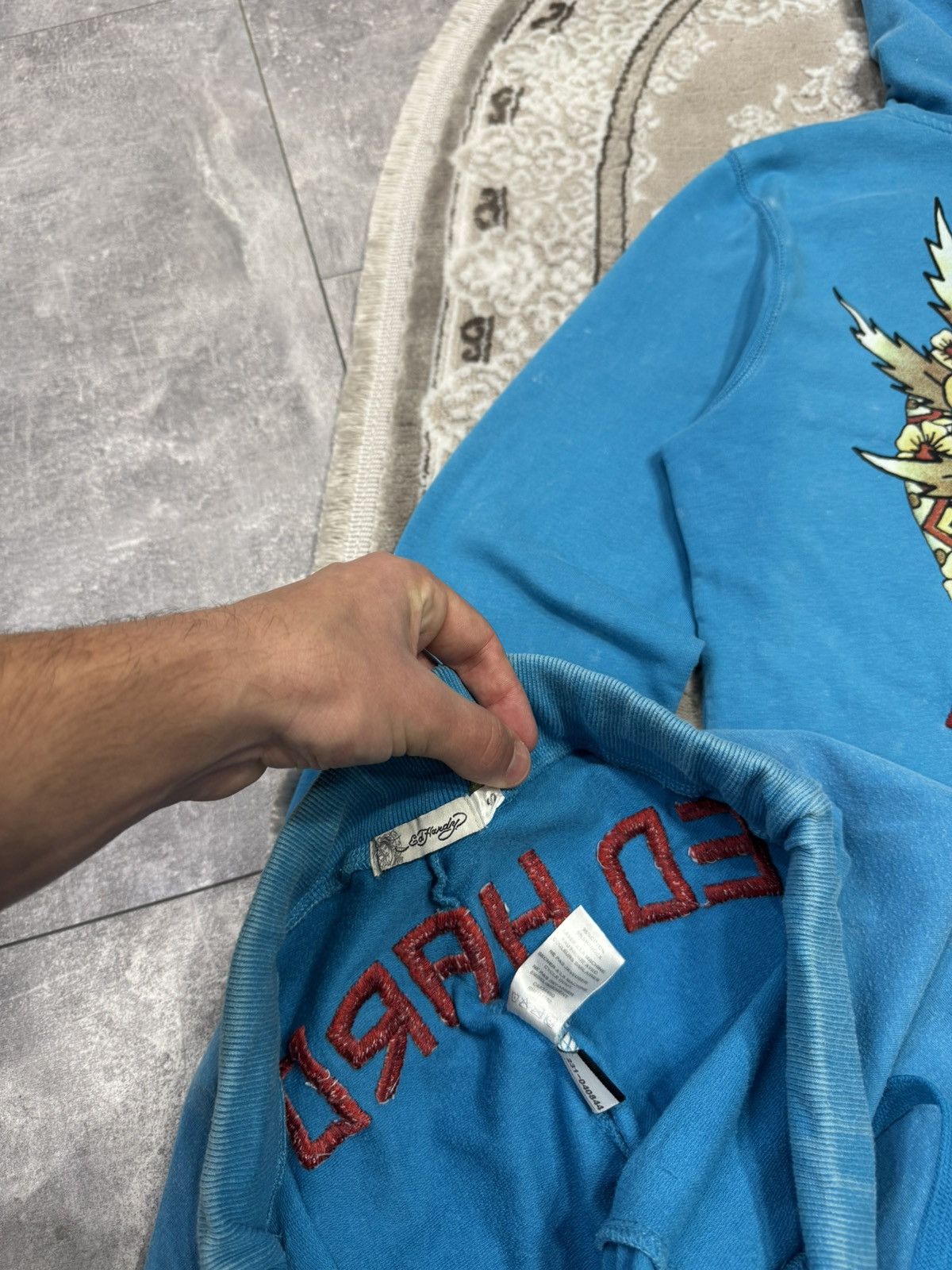 Ed Hardy Vintage Y2k Ed Hardy Suit(Pants+Zip Sweatshirt) Japanes 90’s Size L / US 10 / IT 46 - 11 Thumbnail