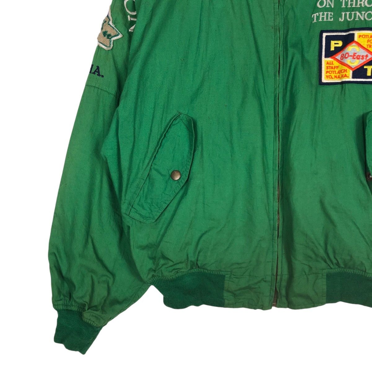 Hysteric Glamour 📌Riot Riot Vintage Bomber Jacket Full Patches Potlatch Size US M / EU 48-50 / 2 - 5 Thumbnail