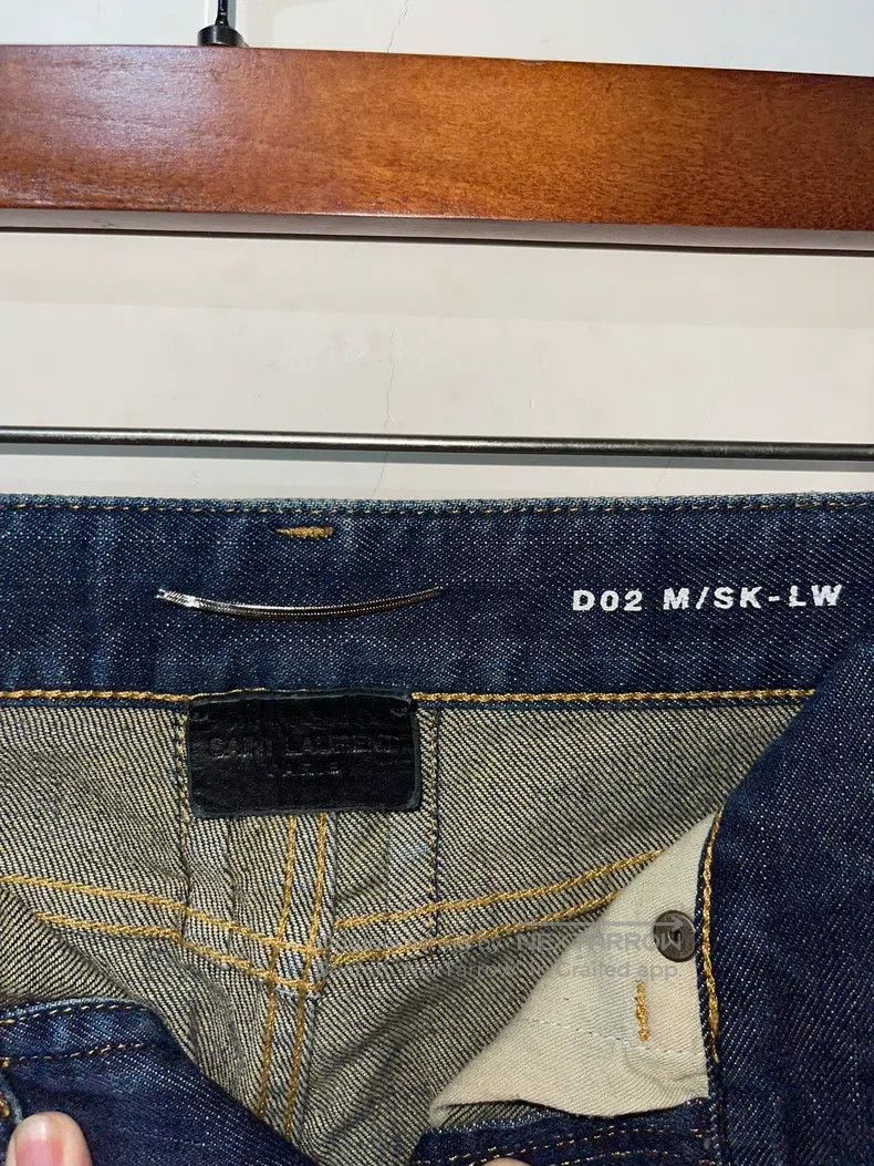 Saint Laurent Paris Saint Laurent Paris Ghoul Claw Water Ripple Basic Denim Pa Size US 30 / EU 46 - 3 Thumbnail