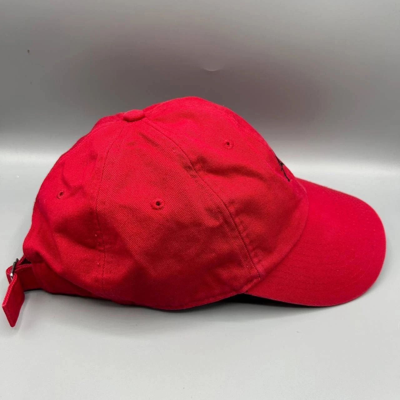 Jordan Brand Air Jordan Hat Men Red Embroidered Strap Back Cap Cotton Size ONE SIZE - 7 Thumbnail