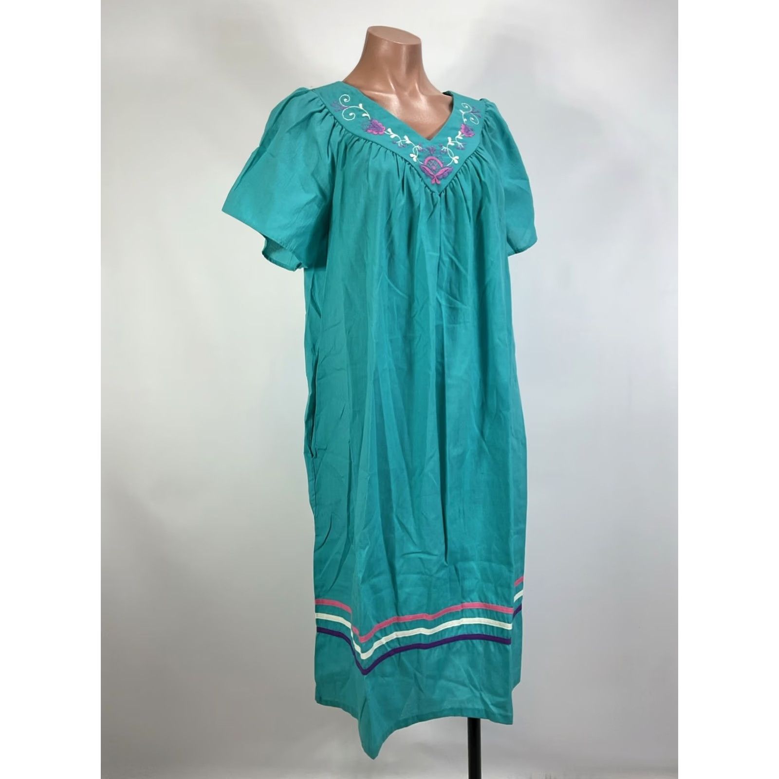 Altea VINTAGE Apostrophe Shirt Kaftan Dress XS? Size XL / US 12-14 / IT 48-50 - 5 Thumbnail
