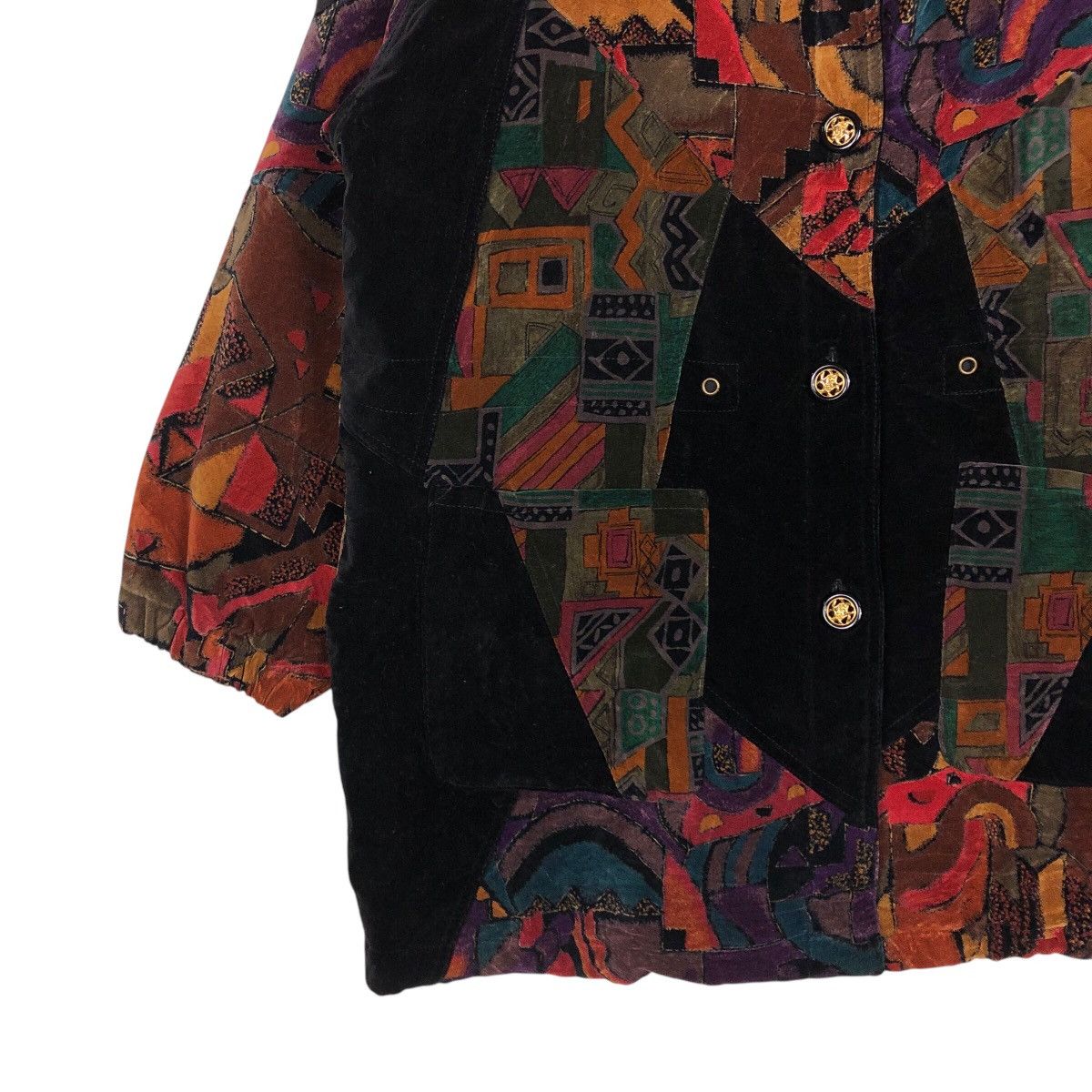 Japanese Brand 📌Vintage Button Chore Jacket Navajo Design Sophiscated Size US M / EU 48-50 / 2 - 5 Thumbnail