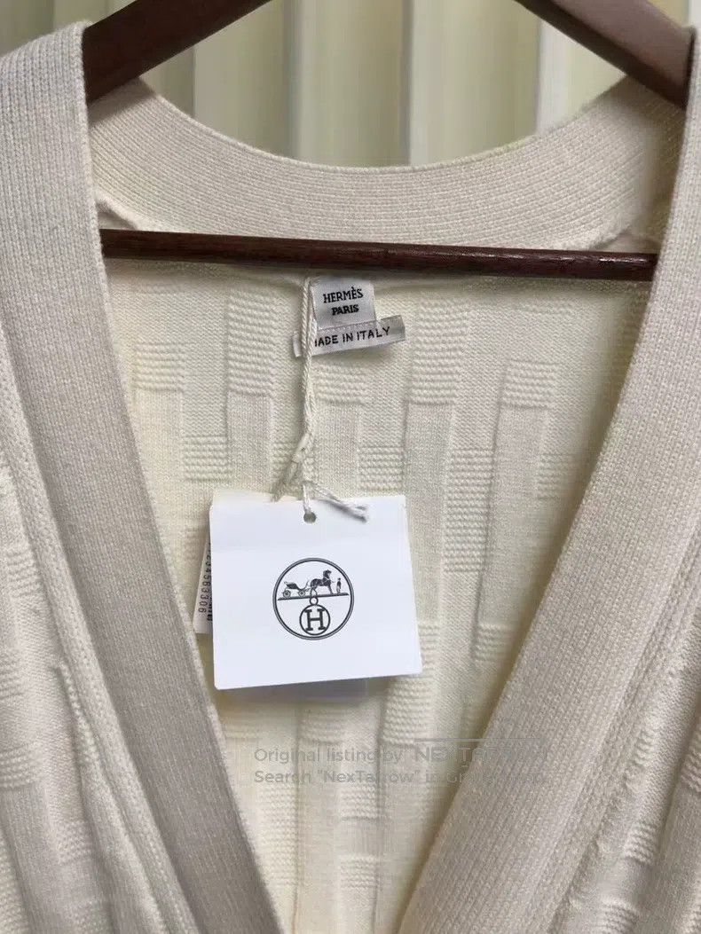 Hermes Hermes Wool Cardigan Size XXS / US 00 / IT 34 - 3 Thumbnail