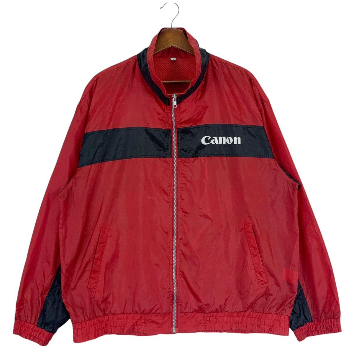 Canon × Japanese Brand × Vintage Vintage Canon Light Jacket Full Zipper Size US L / EU 52-54 / 3 - 1 Thumbnail