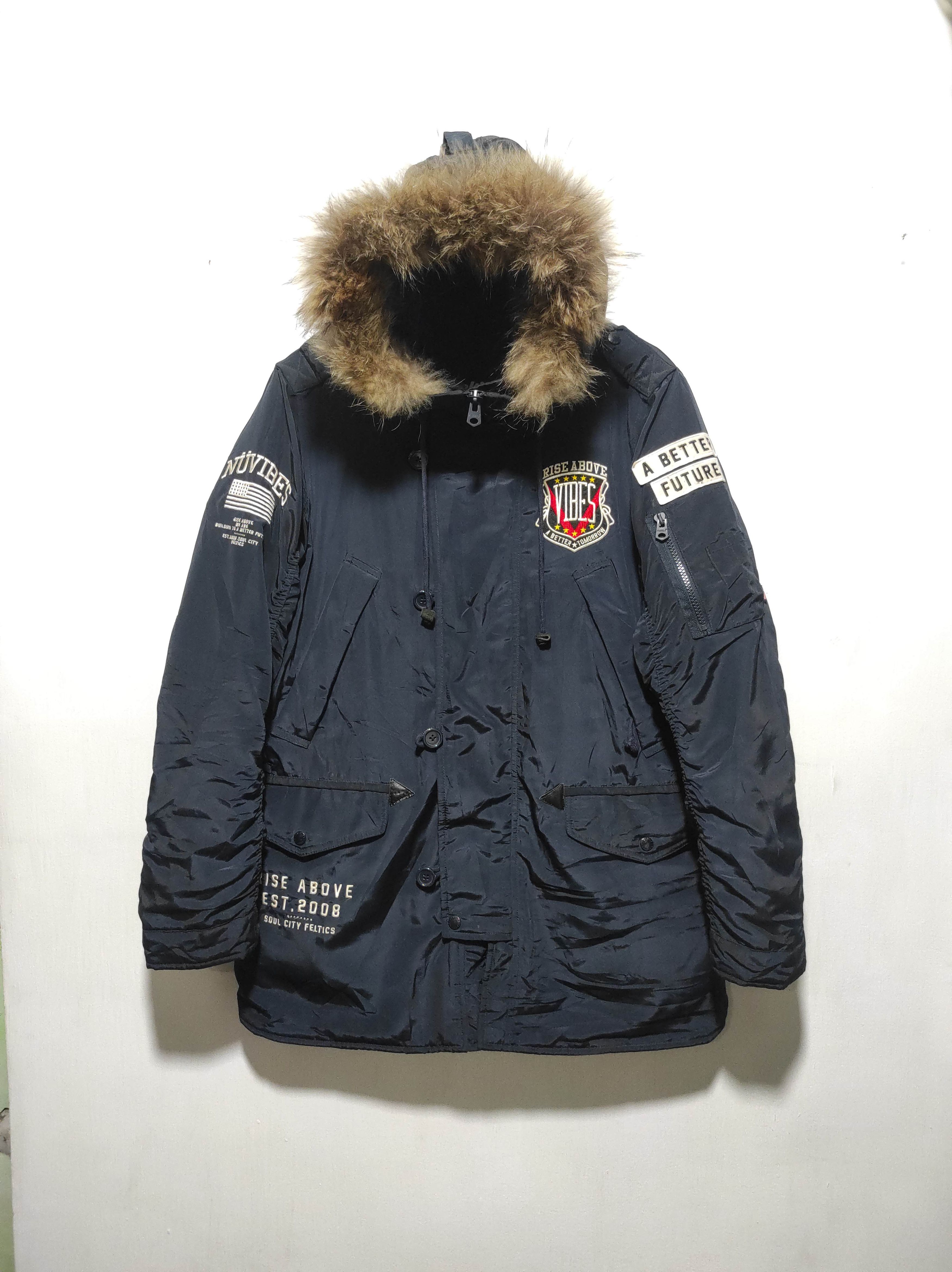 Feltics Puffer Fur Hoodie Jacket