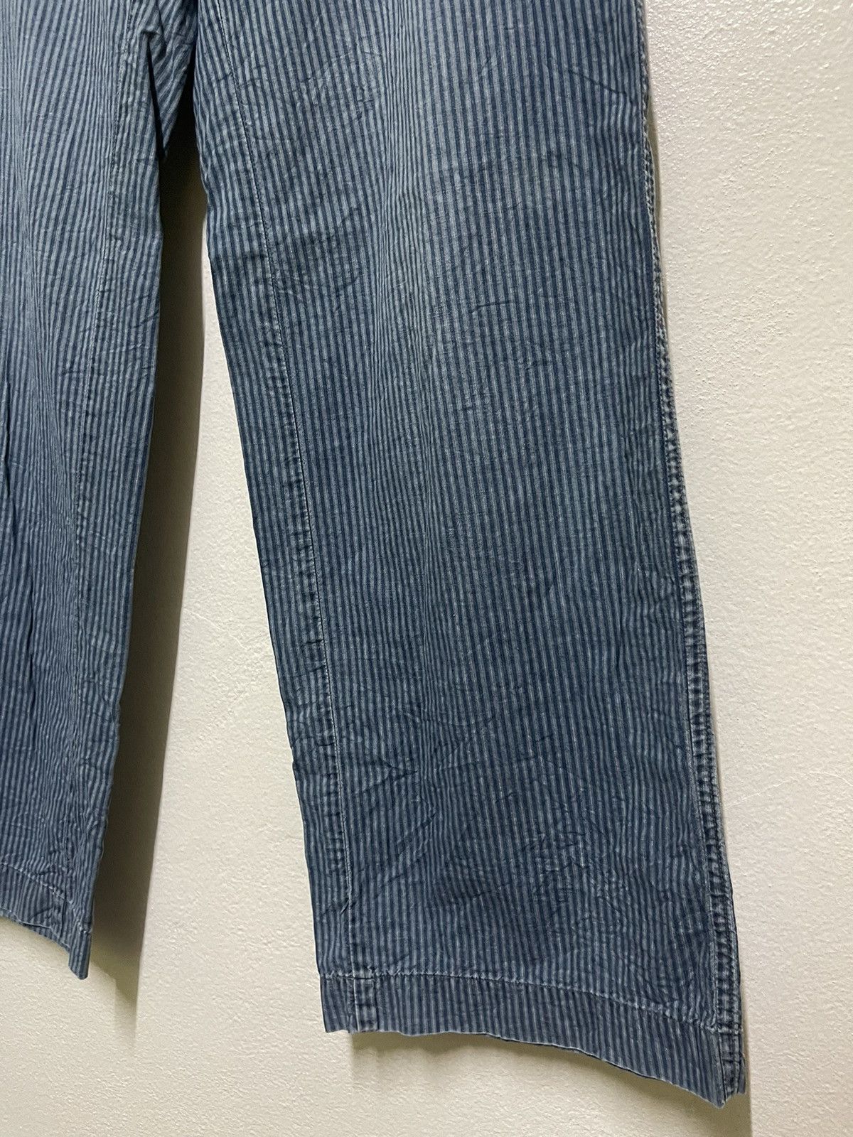 45rpm × Japanese Brand 45RPM Striped Navy Pants Japan Size 30" / US 8 / IT 44 - 6 Thumbnail