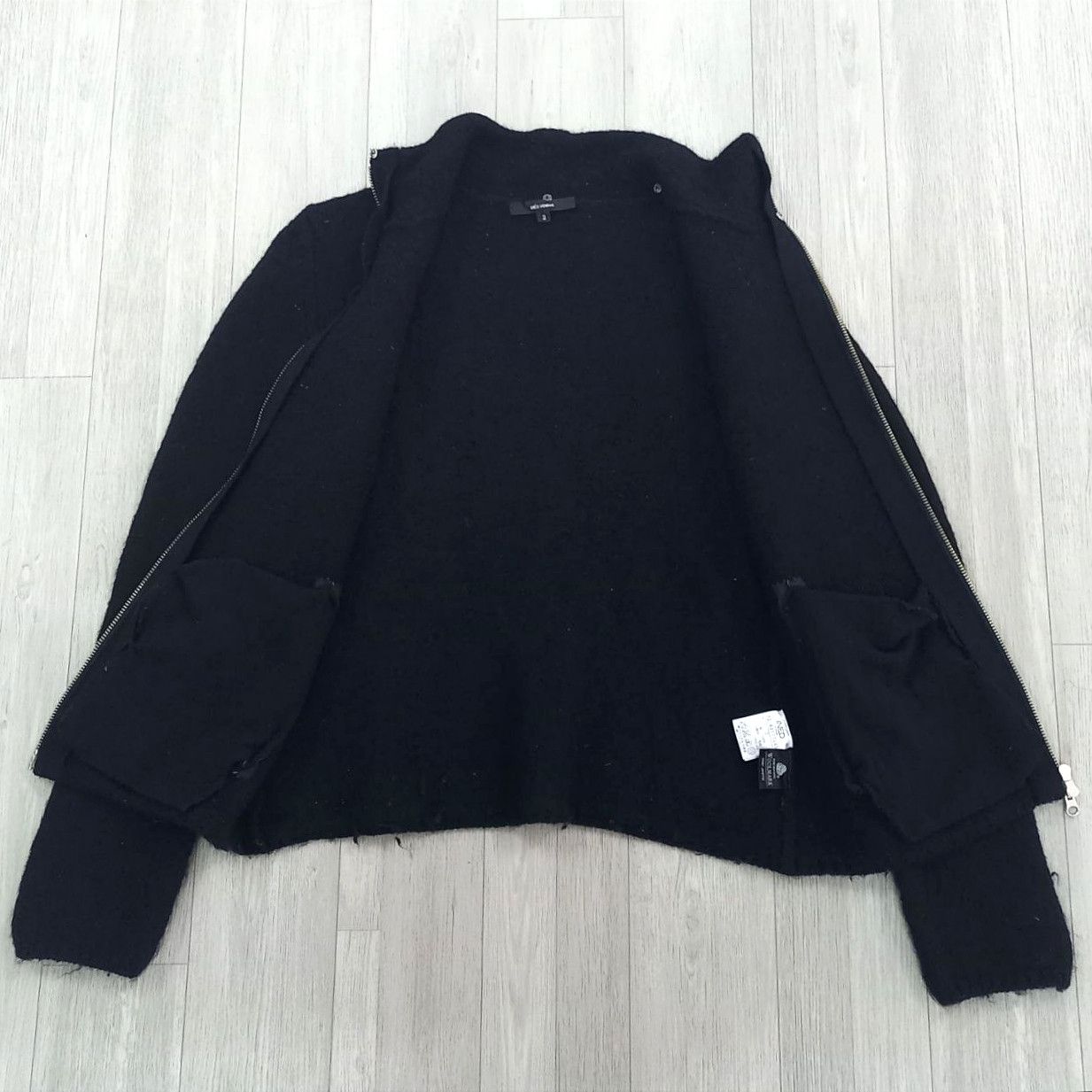 Yohji Yamamoto INÉD HOMME Pure Wool Mohair Zipper Jacket Size M / US 6-8 / IT 42-44 - 5 Thumbnail