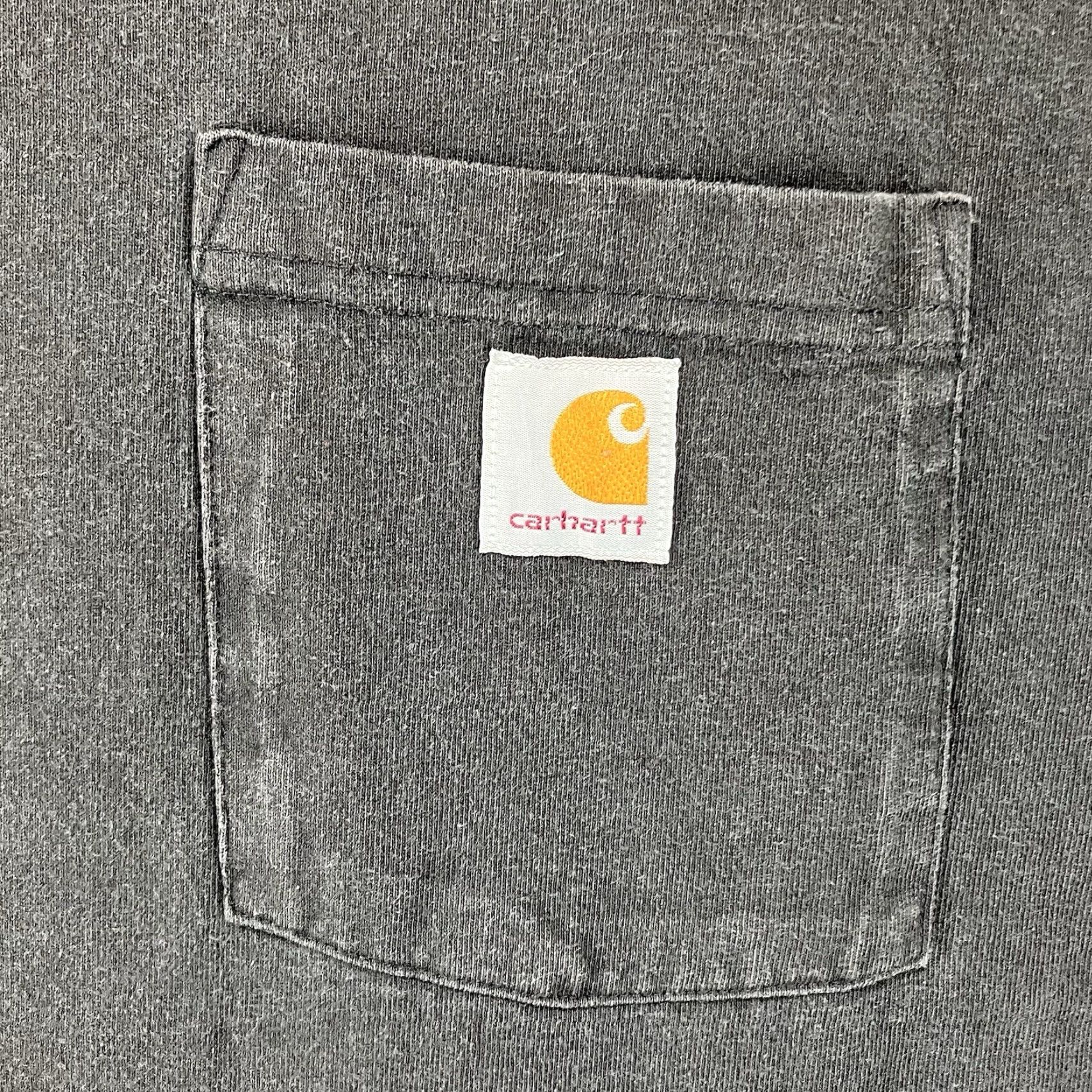 Carhartt Carhartt Mens 2XL Short Sleeve T-Shirt Black Heavyweight Cotton Original Fit Crew Neck Logo Size US XXL / EU 58 / 5 - 4 Thumbnail