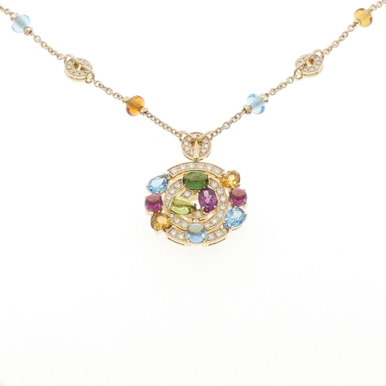 Bvlgari Bvlgari Bvlgari 750 Yellow Gold Color Stone Diamond Necklace Precious Metal Necklace CL853093 DUTY FREE for USA Size ONE SIZE - 1 Thumbnail