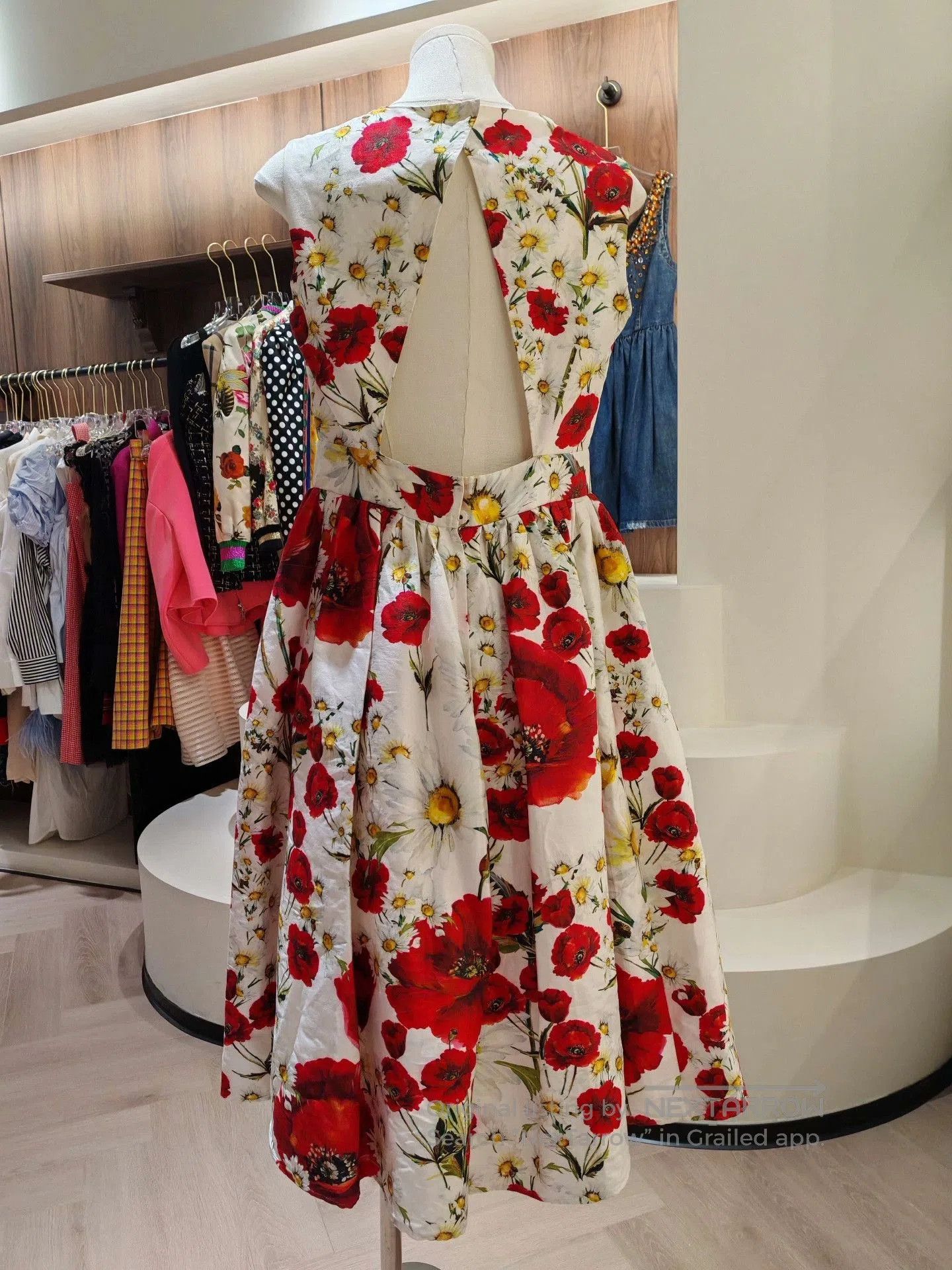 Dolce & Gabbana Dolce & Gabbana Poppy Print Dress. Size M / US 6-8 / IT 42-44 - 2 Thumbnail