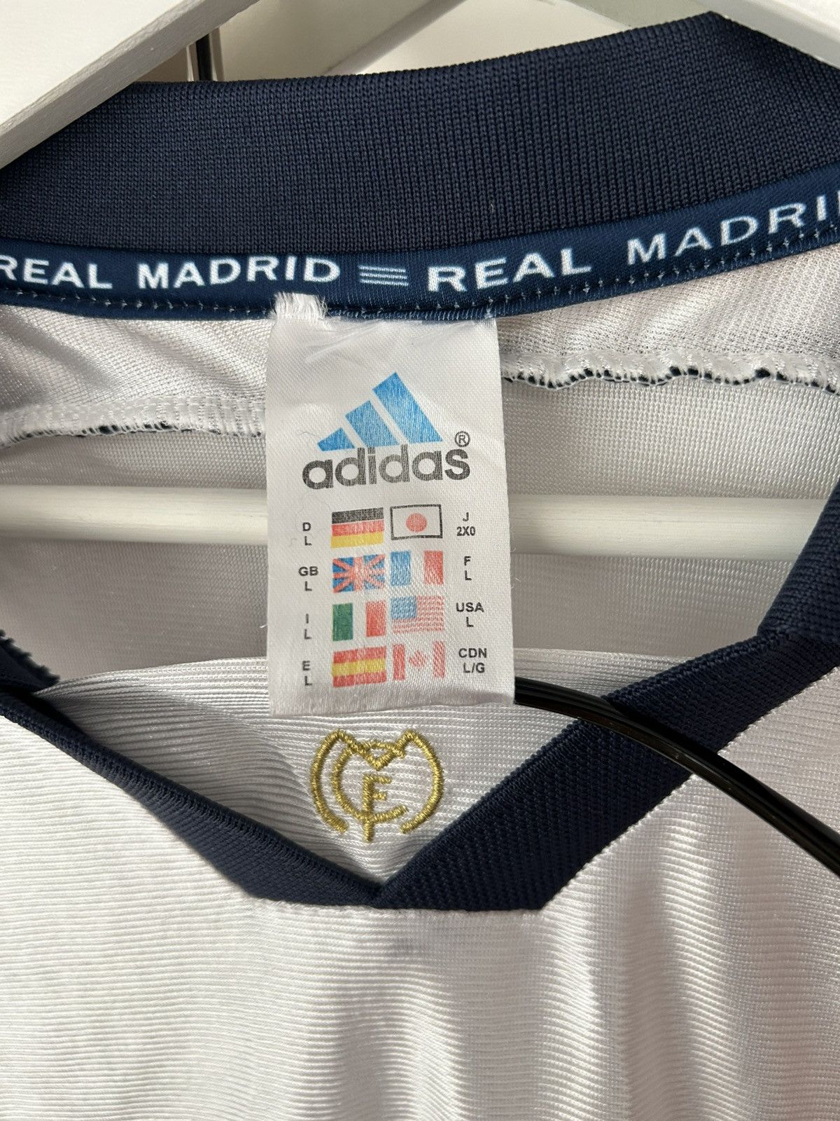 Adidas Adidas Real Madrid Vintage Home Jersey Teka 1998–2001–Size L Size US L / EU 52-54 / 3 - 14 Thumbnail