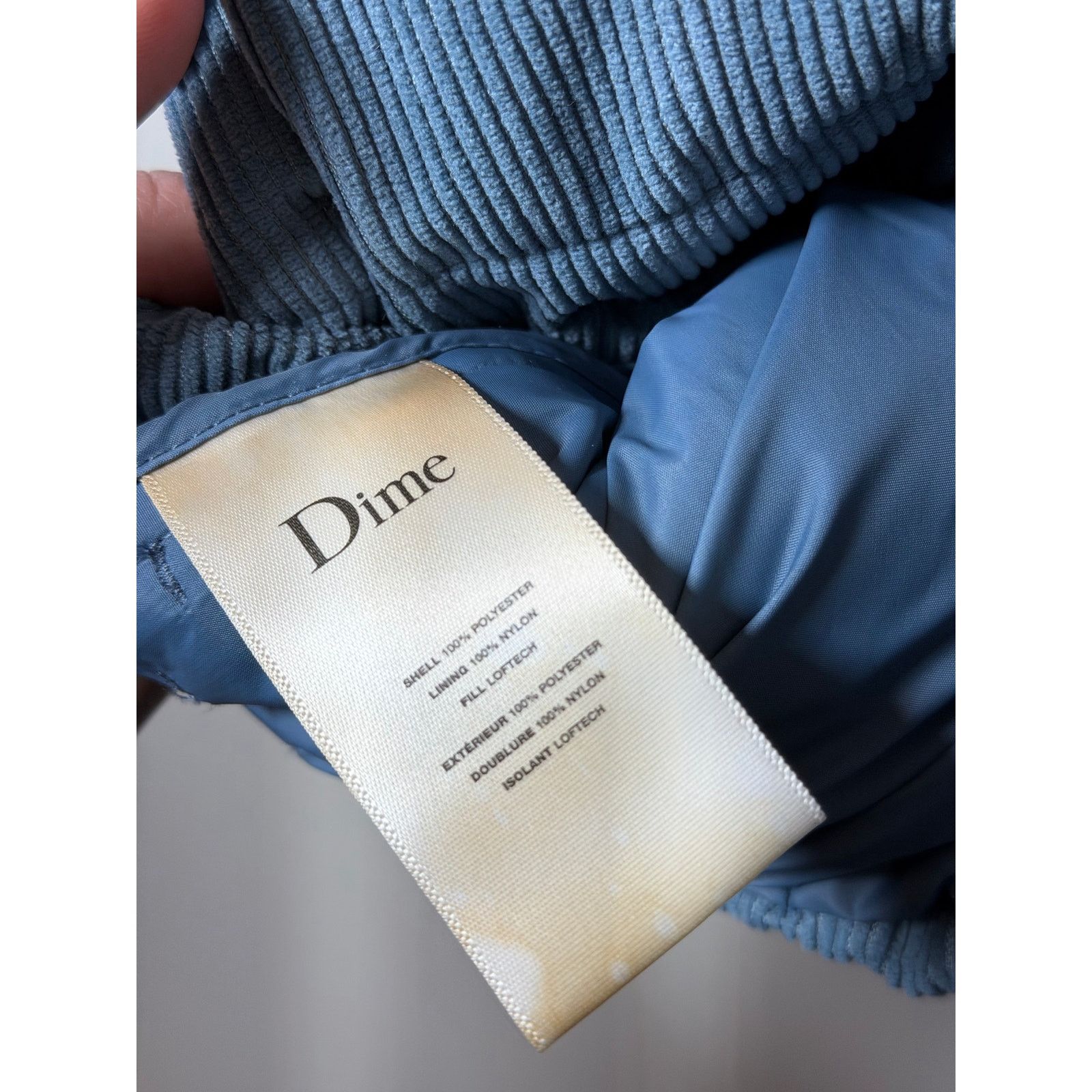 Dime Dime Corduroy Wave Puffer Jacket Large Size US L / EU 52-54 / 3 - 5 Thumbnail