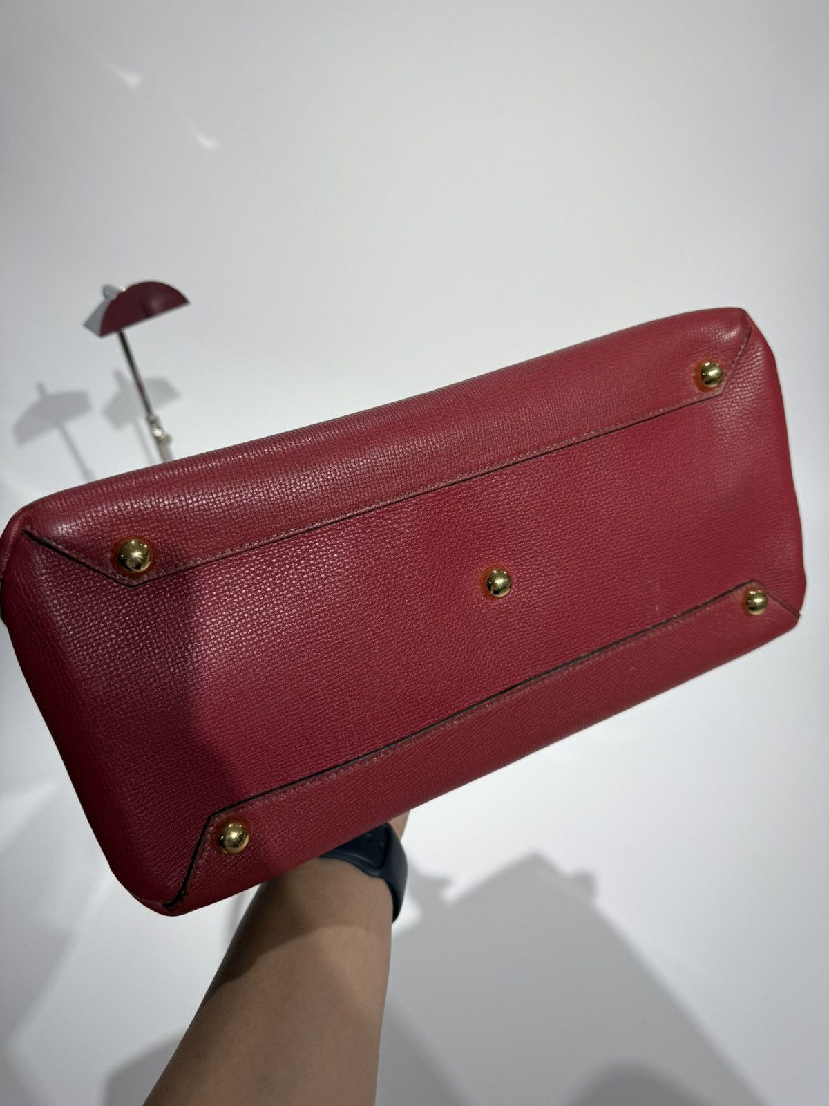 Burberry Burberry House Check Derby Leather Medium Banner Bag Size ONE SIZE - 7 Thumbnail