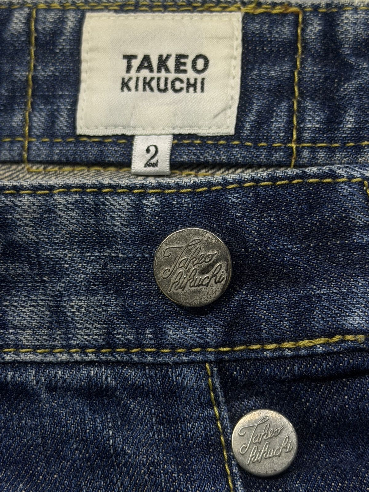 Takeo Kikuchi Vintage 00s Takeo Kikuchi Japanese designer Denim Jeans |W32 Size US 32 / EU 48 - 10 Thumbnail