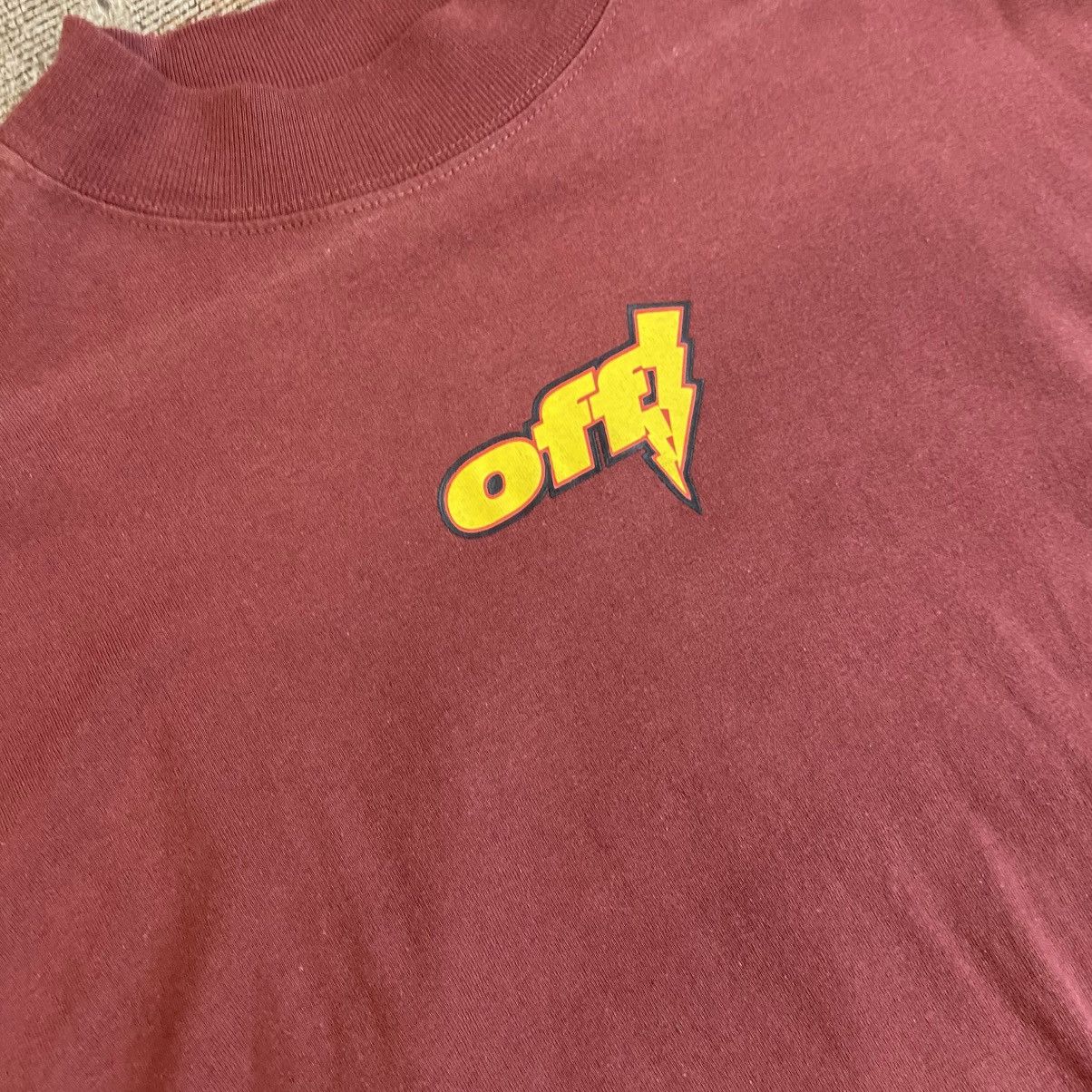Off-White Off-White Burgundy Bolt Shirt Size US L / EU 52-54 / 3 - 3 Thumbnail