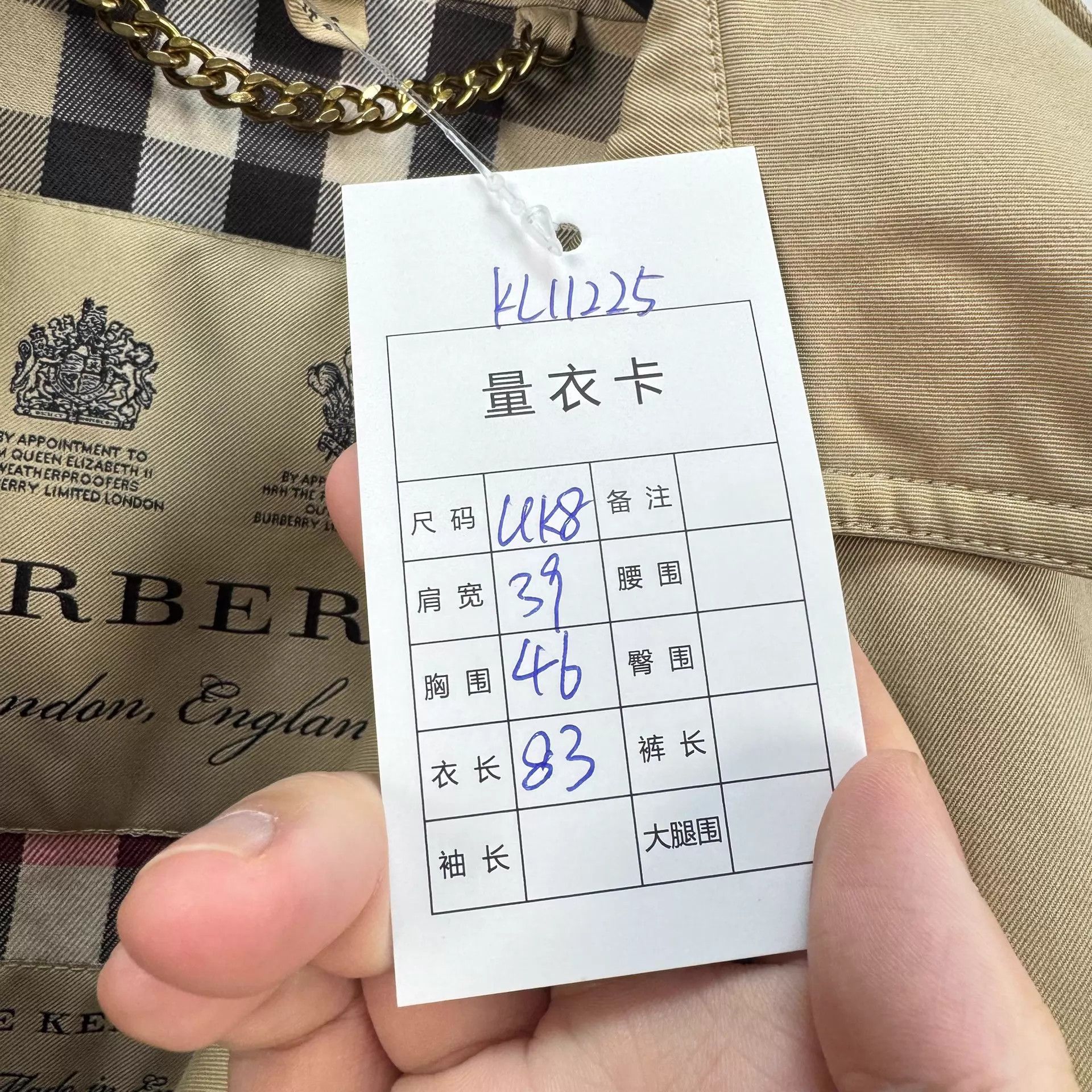 Burberry Burberry Kensington Check Trench Coat UK8 9/10 Flaws pics Size S / US 4 / IT 40 - 9 Thumbnail