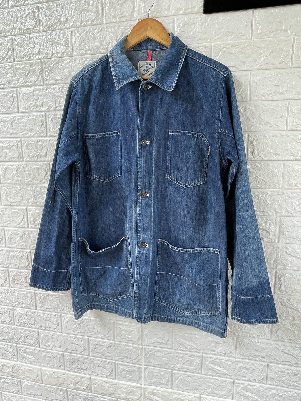 Beverly Hills Polo Club Beverly Hilis Polo Club Denim Buttom Up Long Sleeve Size US M / EU 48-50 / 2 - 4 Thumbnail
