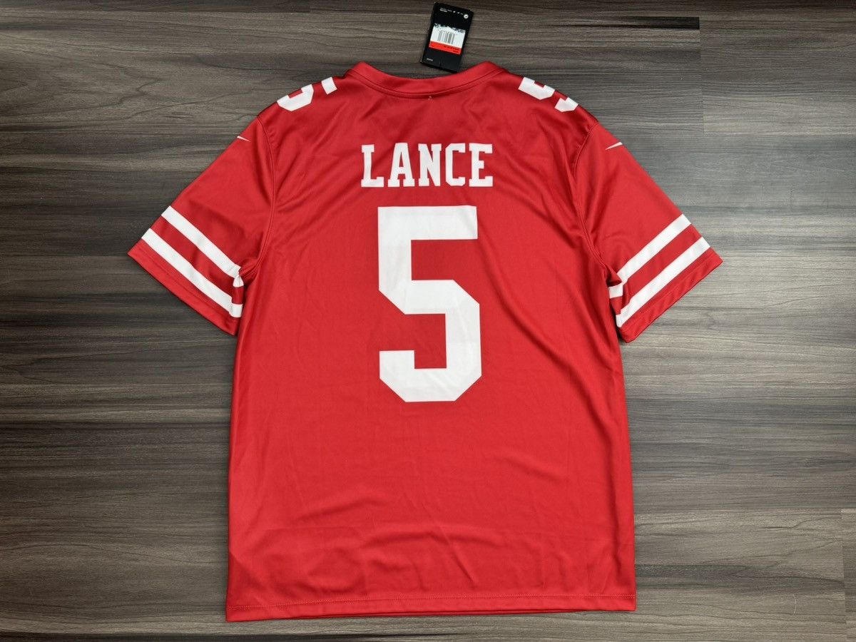 Nike San Francisco 49ers Trey Lance #5 NFL Dri-Fit Home Jersey Size US L / EU 52-54 / 3 - 8 Thumbnail