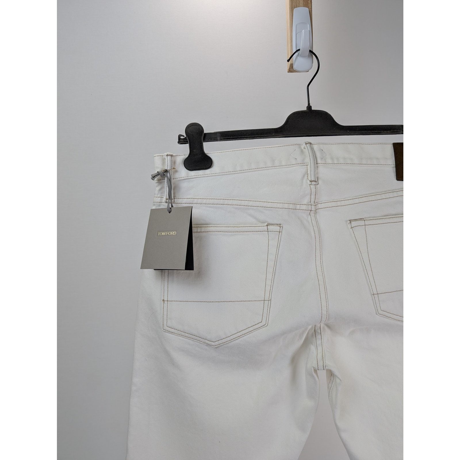 Tom Ford o1rshd1 Denim Slim Jean in White Size US 36 / EU 52 - 15 Thumbnail