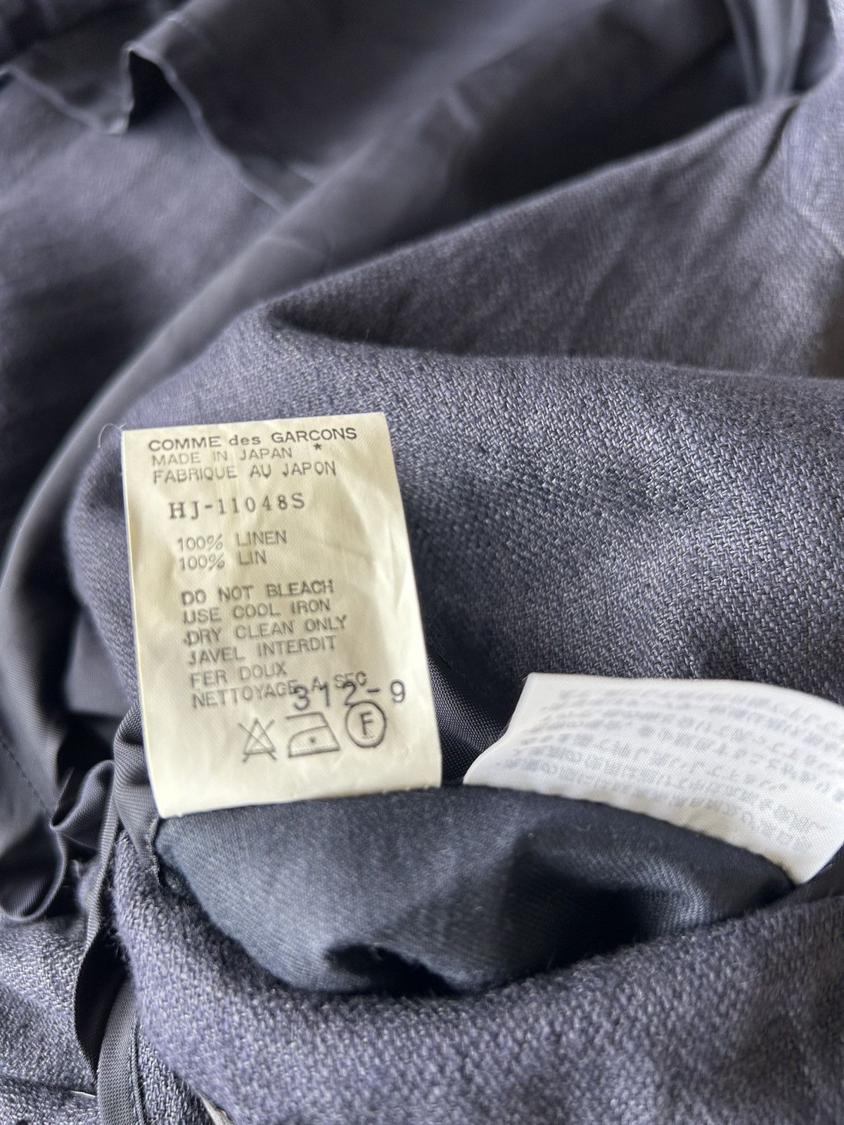 Comme des Garcons Comme des Garcons Homme Linen Blazer Size US S / EU 44-46 / 1 - 11 Thumbnail