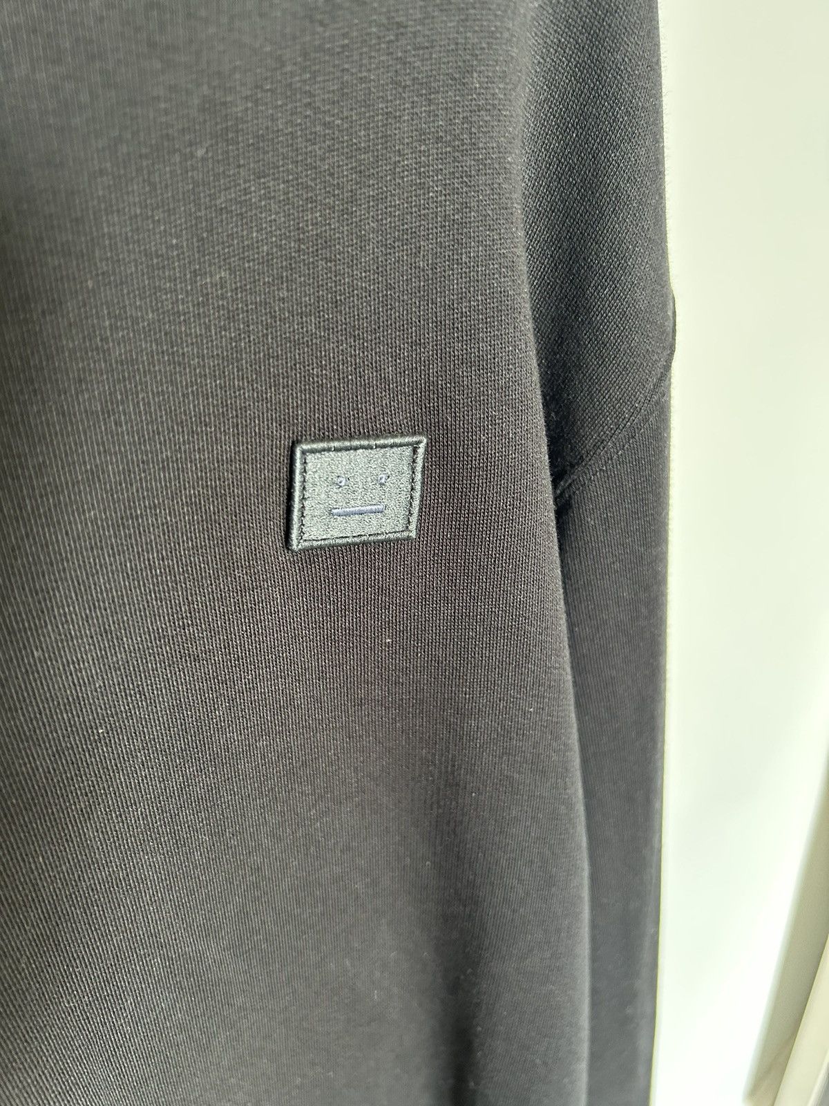 Acne Studio Face Logo Black Sweatshirt