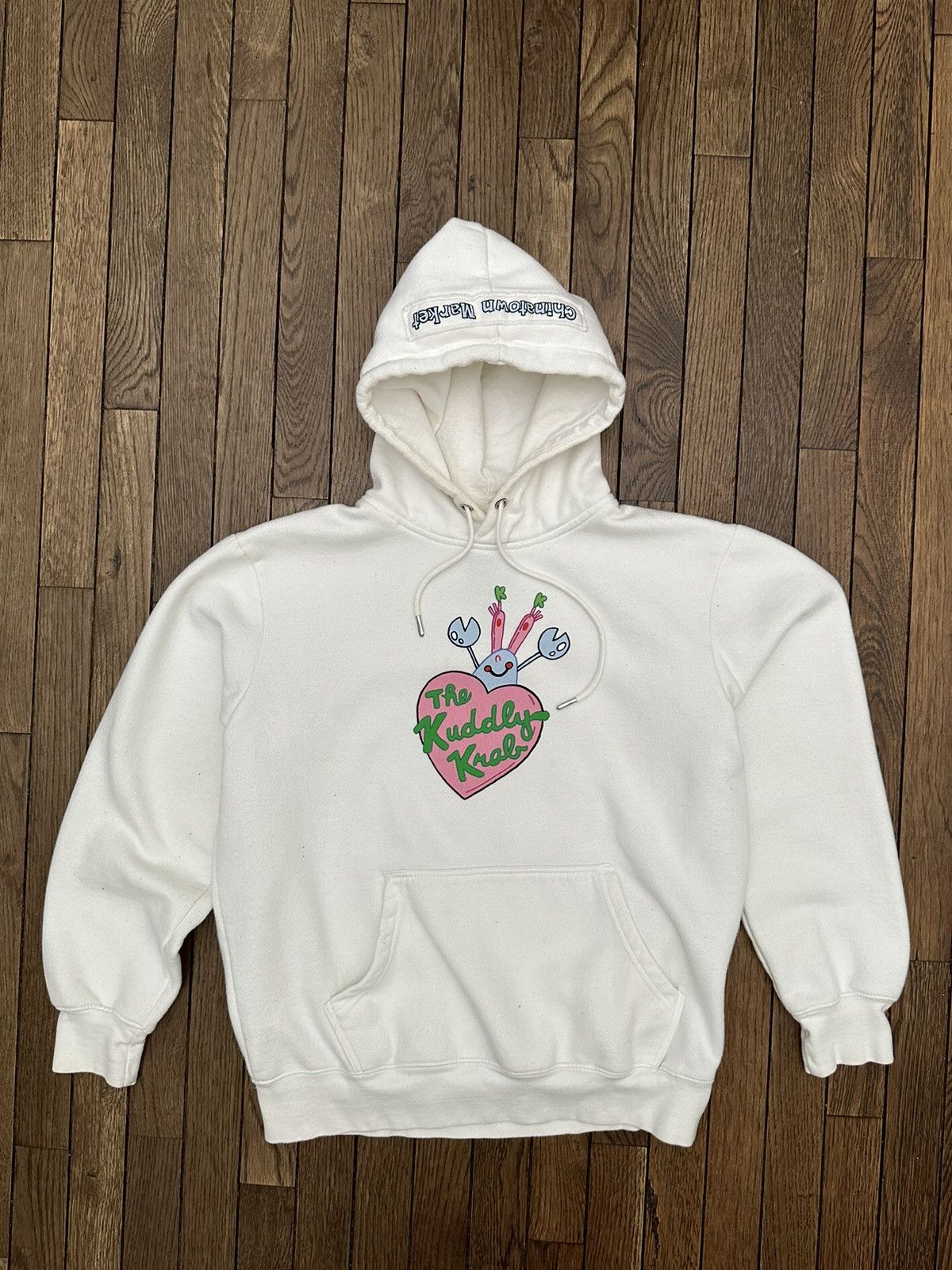 Market Chinatown Market x SpongeBob White Flower Logo Hoodie Size US M / EU 48-50 / 2 - 4 Thumbnail