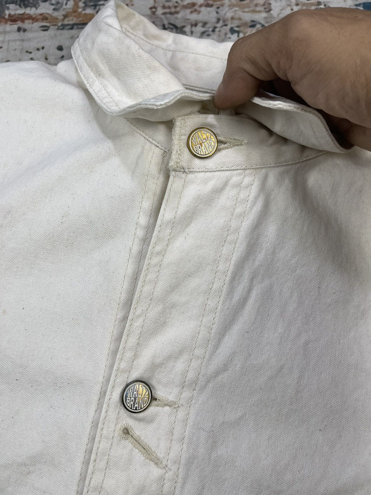 Japanese Brand Vintage Waltz Brand Canvas Button Chore Jackets Size US M / EU 48-50 / 2 - 10 Thumbnail