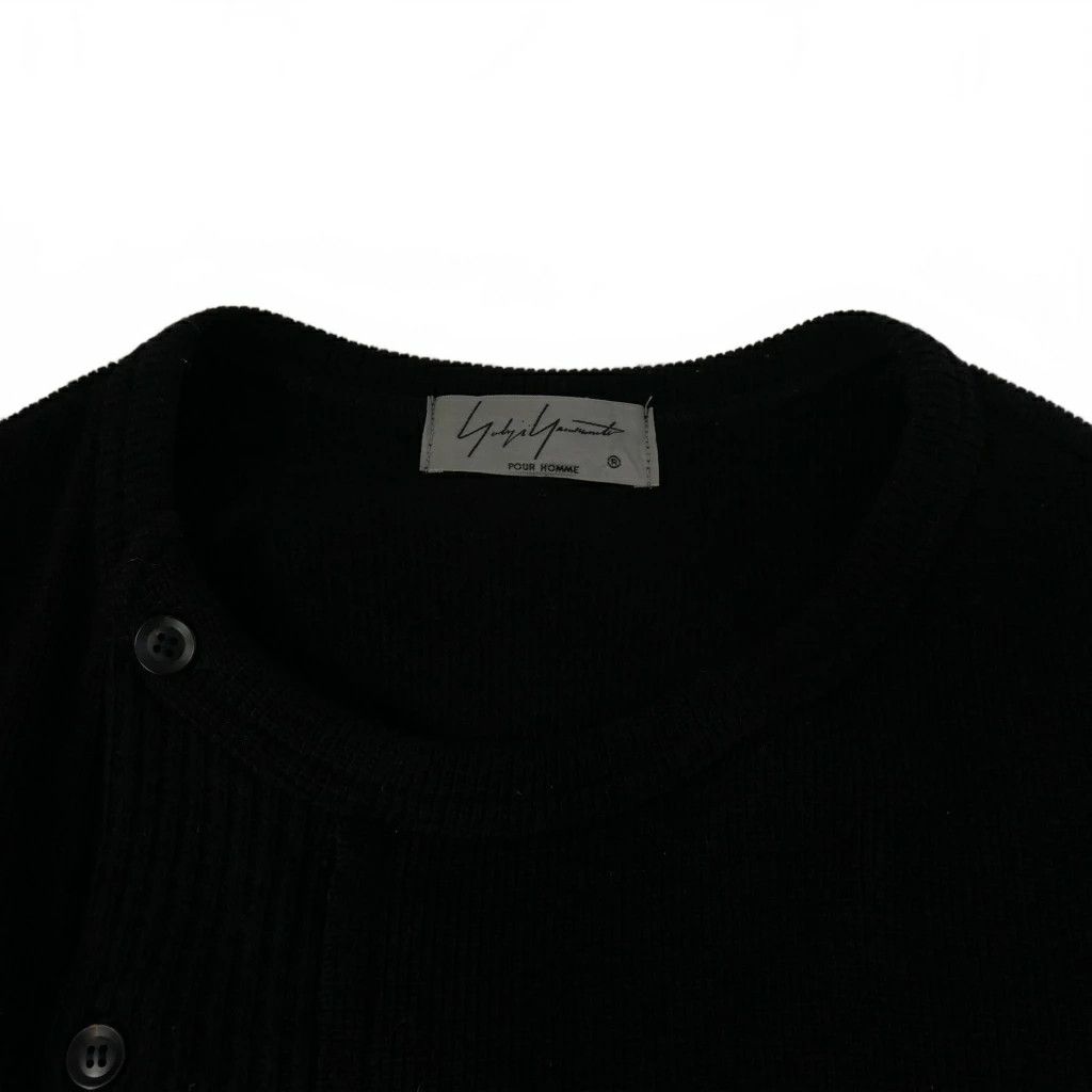Yohji Yamamoto YOHJI YAMAMOTO POUR HOMME 20AW long knit HR-T49-981 Size US L / EU 52-54 / 3 - 2 Thumbnail