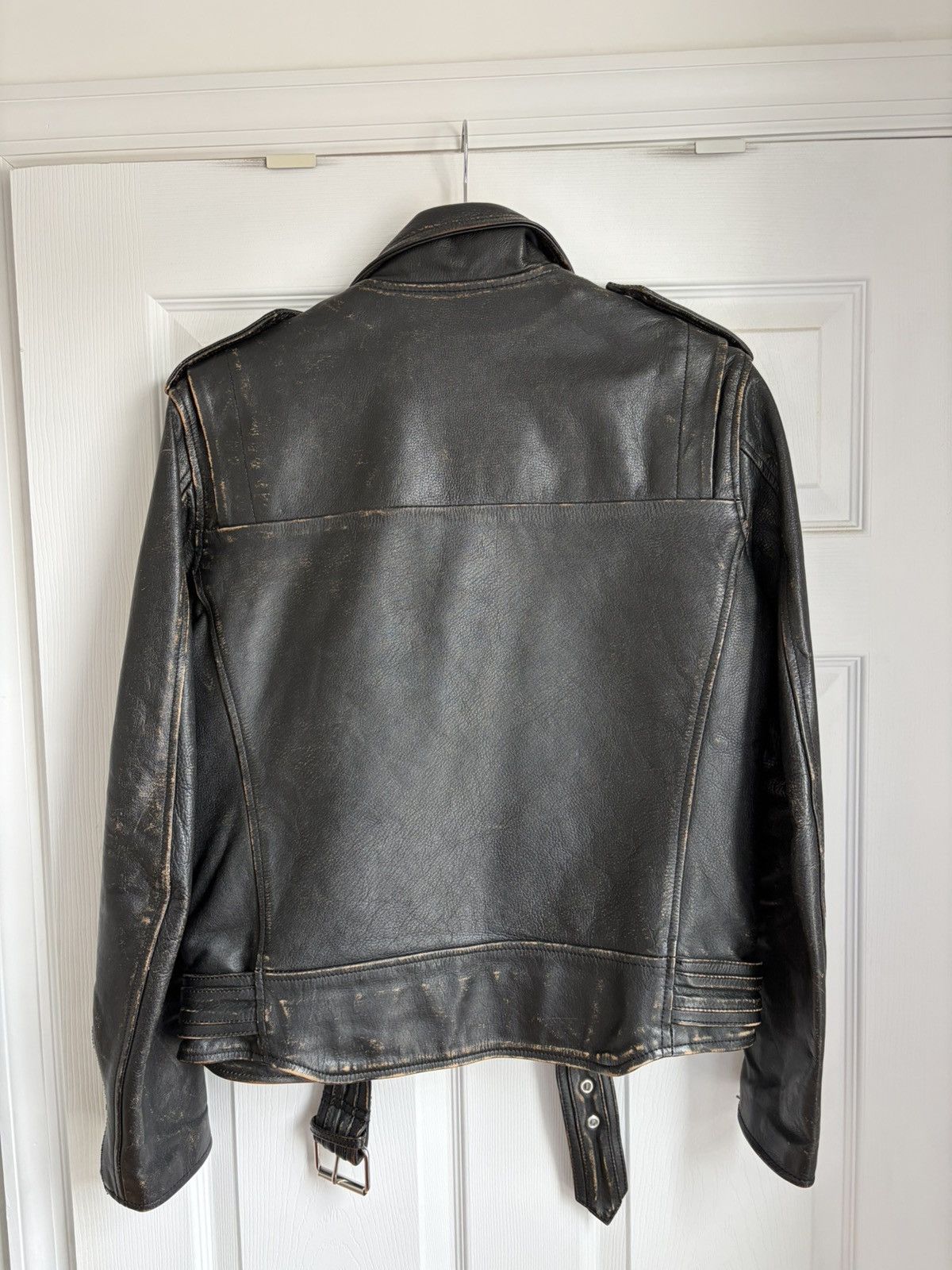 Blackmeans × John Elliott Yuji Rider’s Jacket - Distressed Black Size US M / EU 48-50 / 2 - 2 Thumbnail