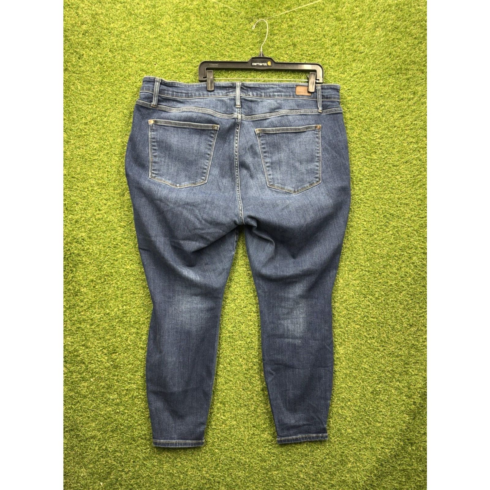 Denime Judy Blue Jeans Womens 22W Plus Denim Stretch Preppy Skinny Fit JB82252MD Size 40" / US 18 - 2 Thumbnail