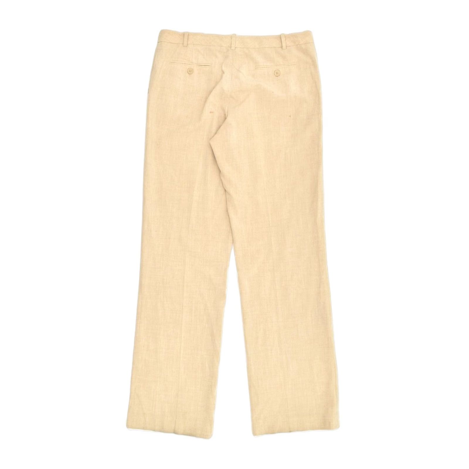 Calvin Klein CALVIN KLEIN Womens Straight Suit Trousers Medium W32 L32 Beige US 6 Size 32" / US 10 / IT 46 - 2 Thumbnail