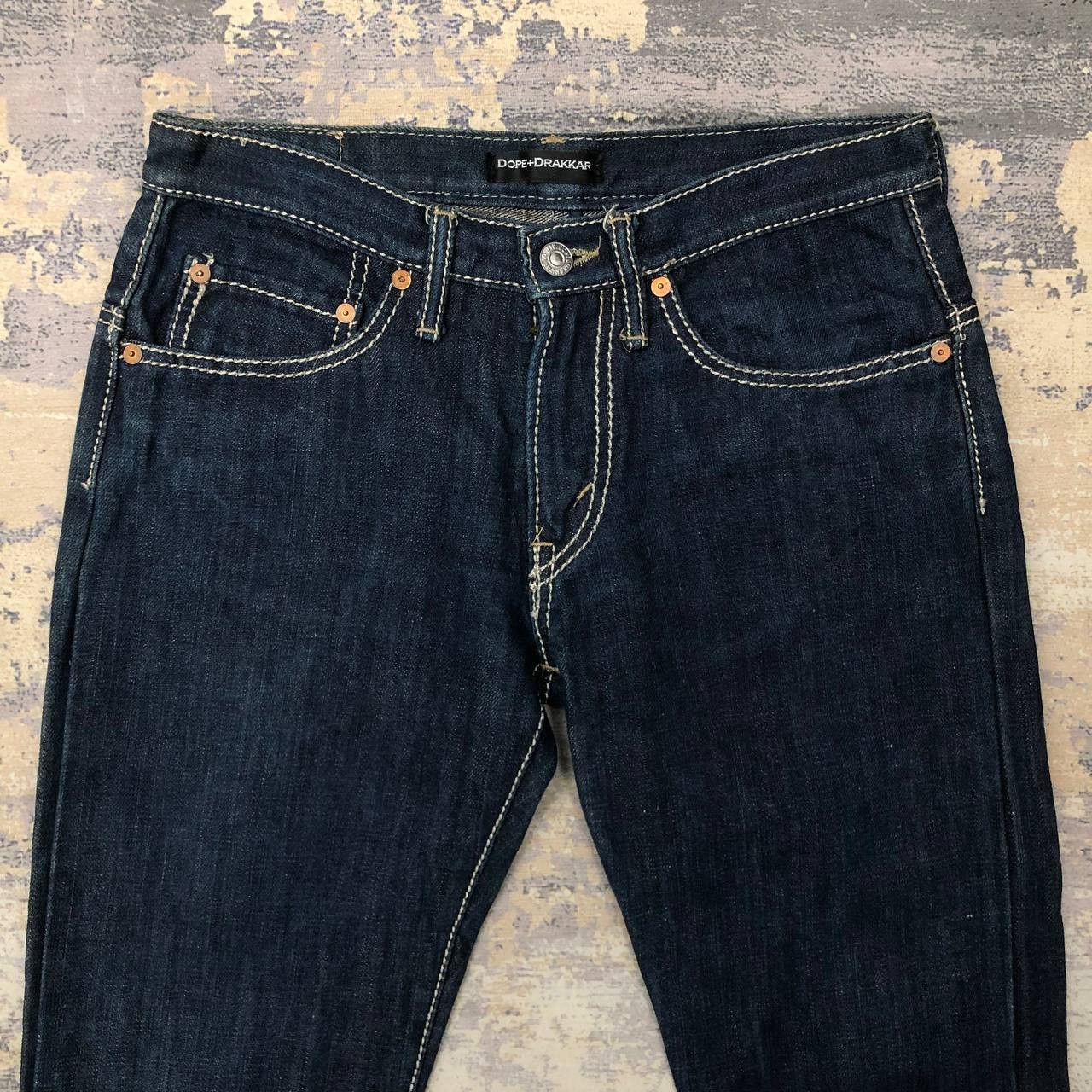Other P203 DOPE + DRAKKAR JAPAN FLARED DENIM Size US 30 / EU 46 - 3 Thumbnail
