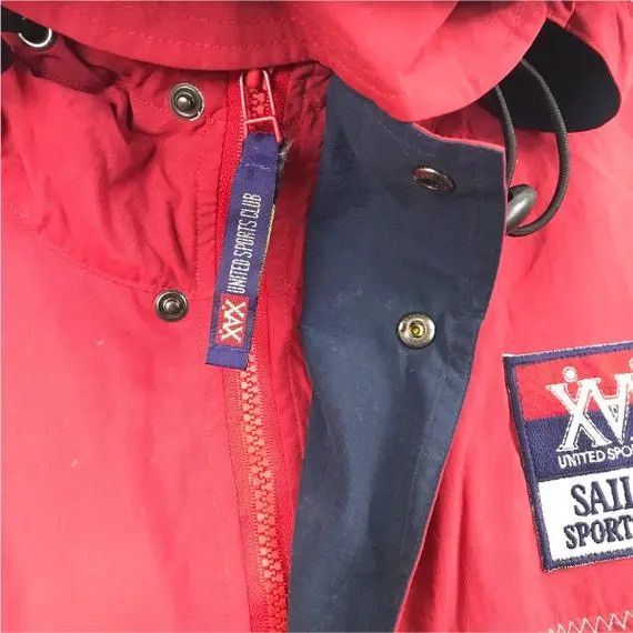 Vintage Vtg 80’ XAX SAILING GEAR United Sports Yacht Jacket Hoodie Size US L / EU 52-54 / 3 - 8 Thumbnail
