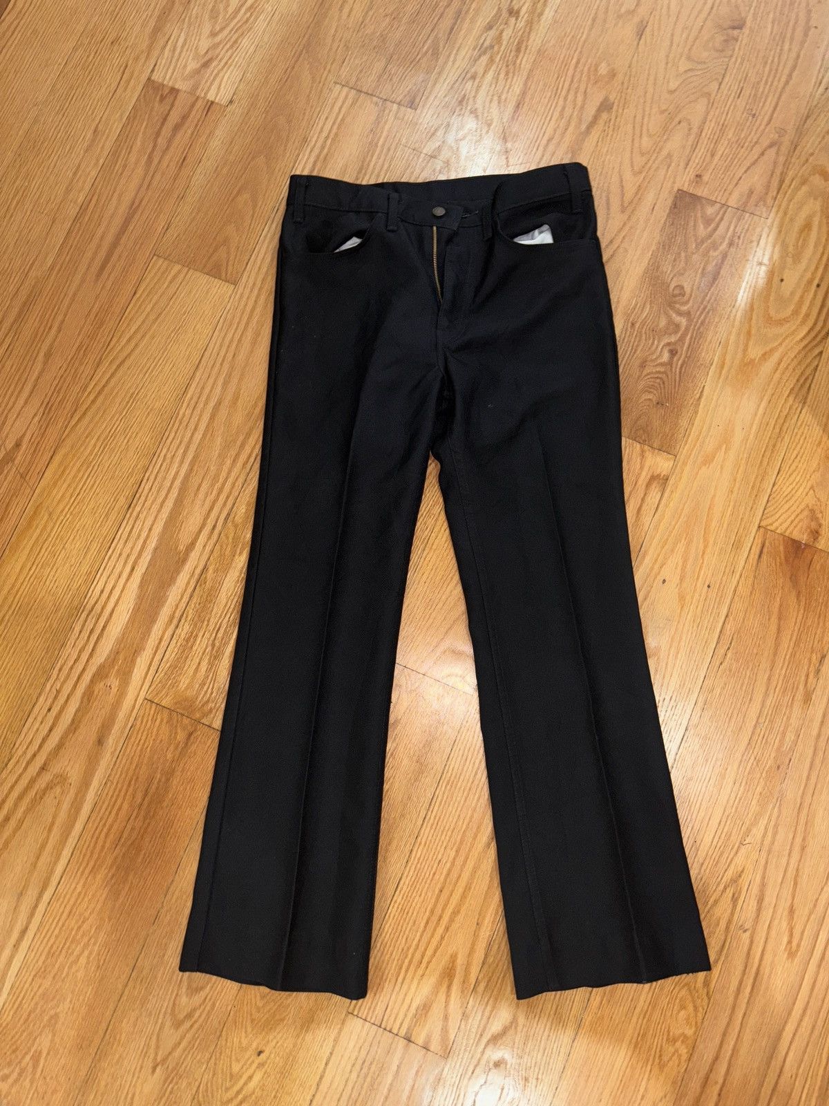 Levi's Black Flare Dress Jeans Size US 30 / EU 46 - 3 Thumbnail