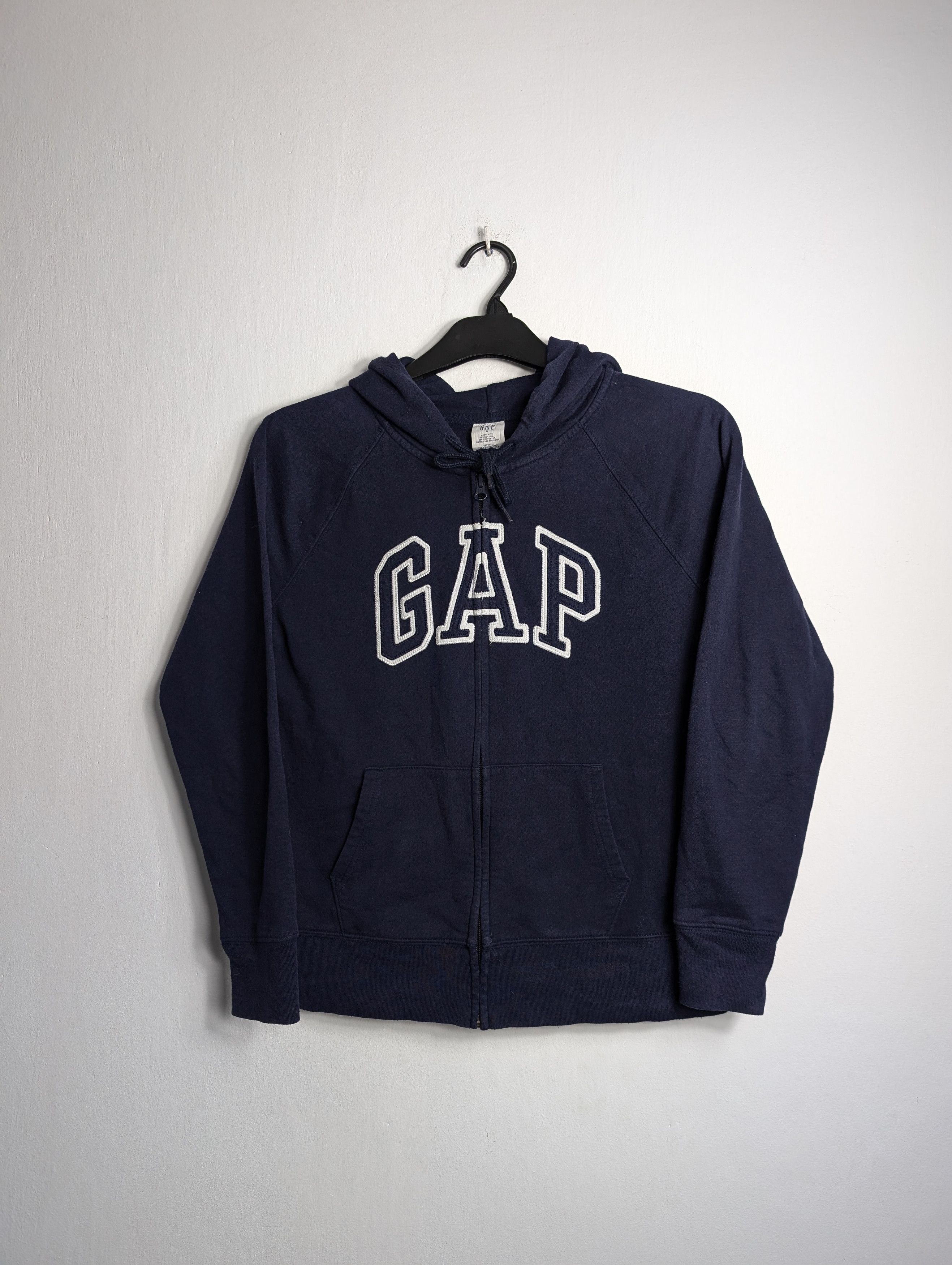 Gap GAP Women's Navy Blue Hoodie Sweatshirt Casual Basic Size S / US 4 / IT 40 - 1 Thumbnail