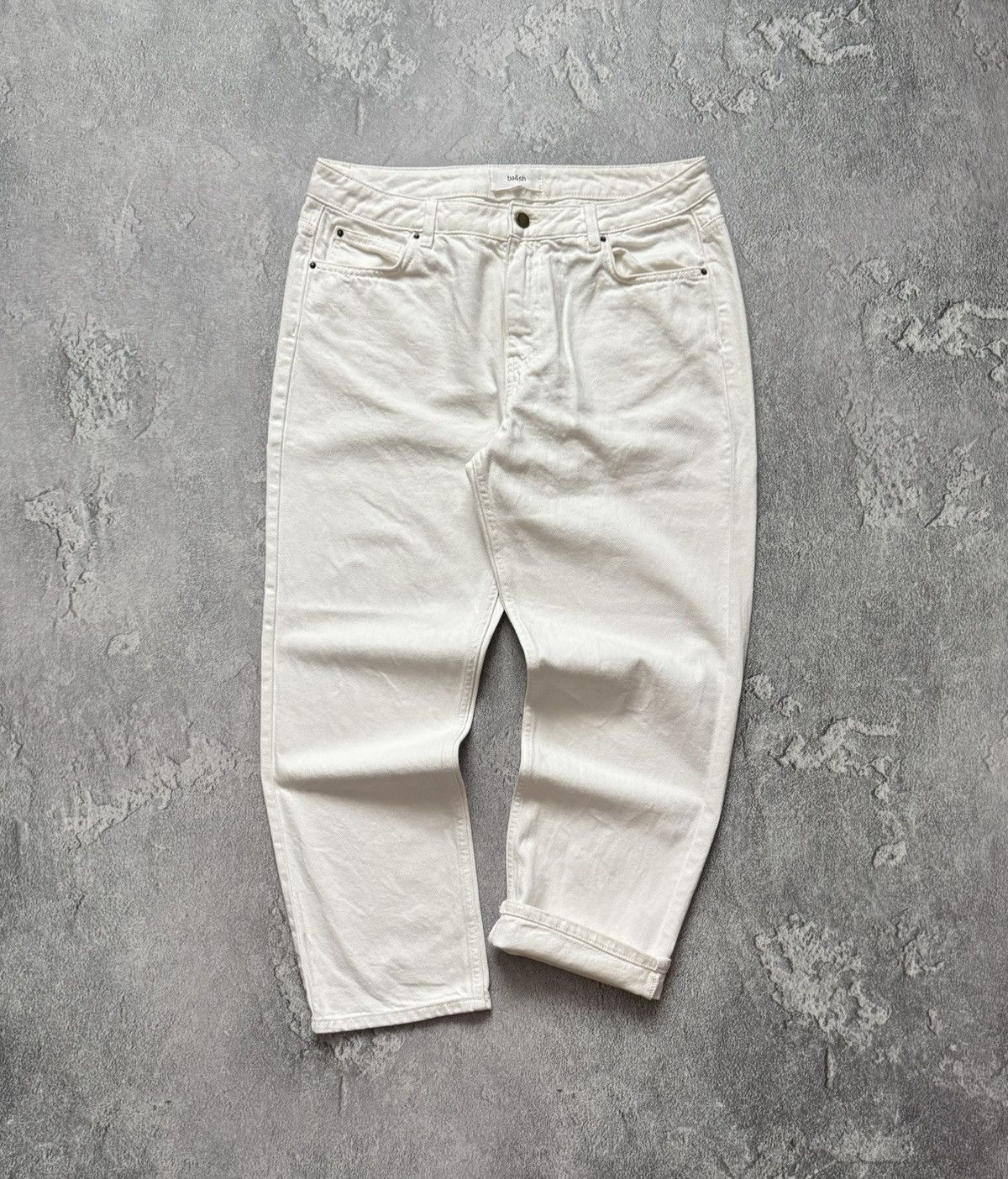 ba&sh BA&SH 3 Wmns white Jean pant trouser chino Size 26" / US 2 / IT 38 - 2 Thumbnail