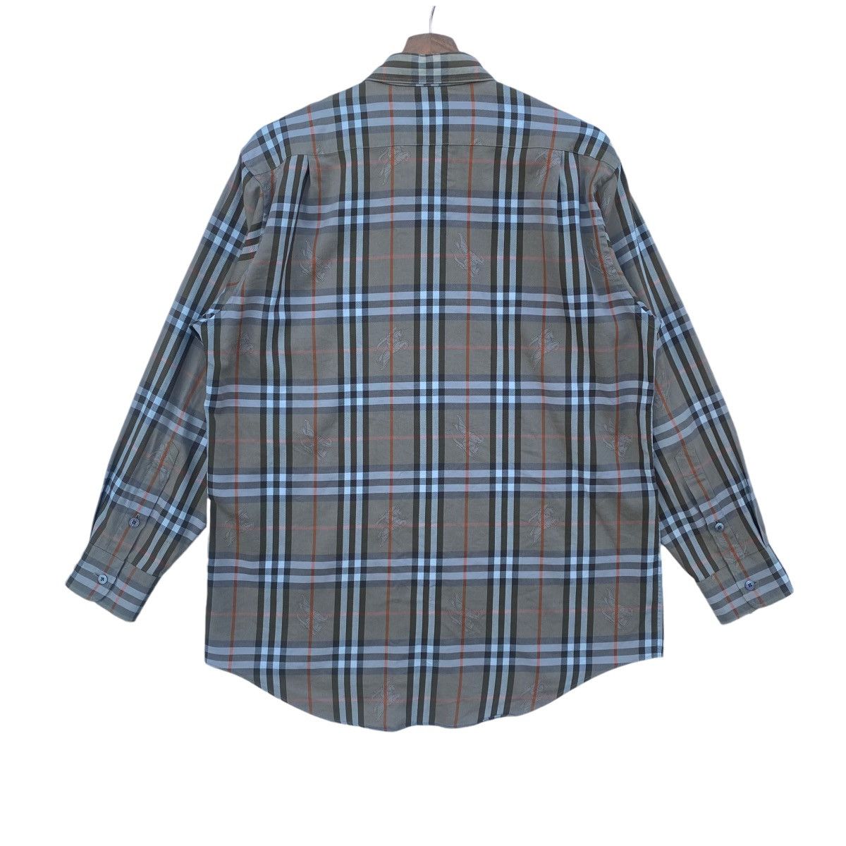 Burberry 🔥Rare Vtg BURBERRYS PRORSUM Monogram NovaCheck Button Ups Size US L / EU 52-54 / 3 - 5 Thumbnail