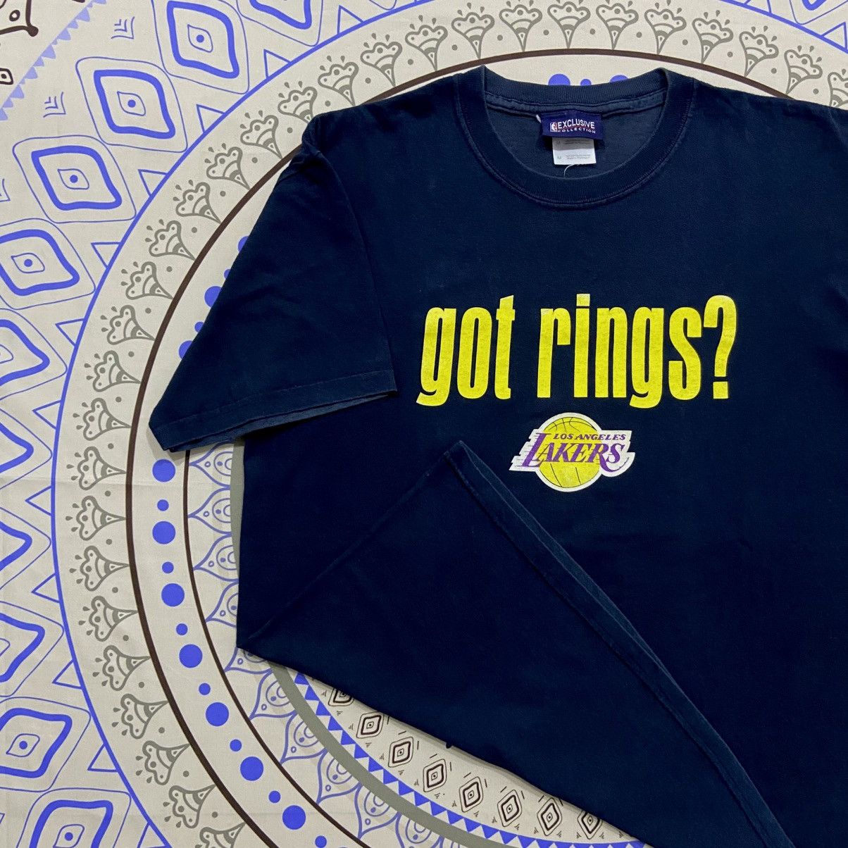 NBA × Vintage Vintage Y2K Lakers Got Rings? Size US M / EU 48-50 / 2 - 4 Thumbnail