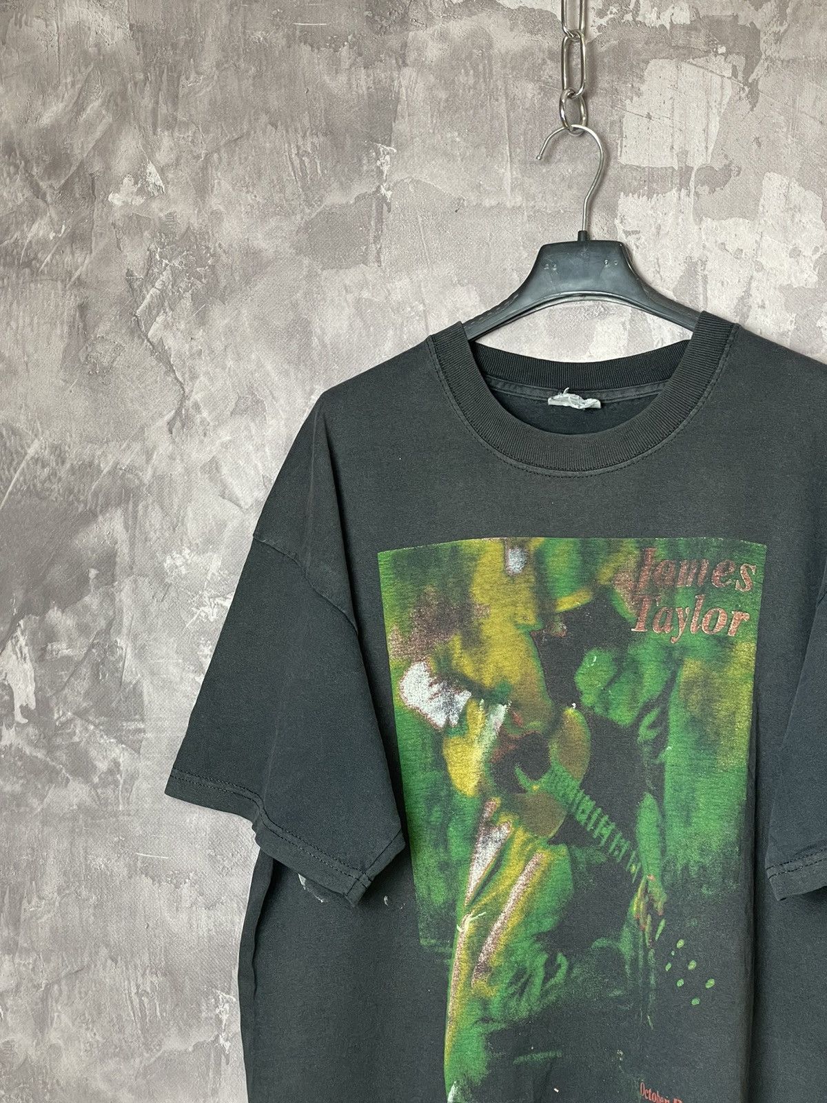 Band Tees × Vintage Vintage 90s James Taylor Tisbury Tour T Shirt Size US XL / EU 56 / 4 - 4 Thumbnail
