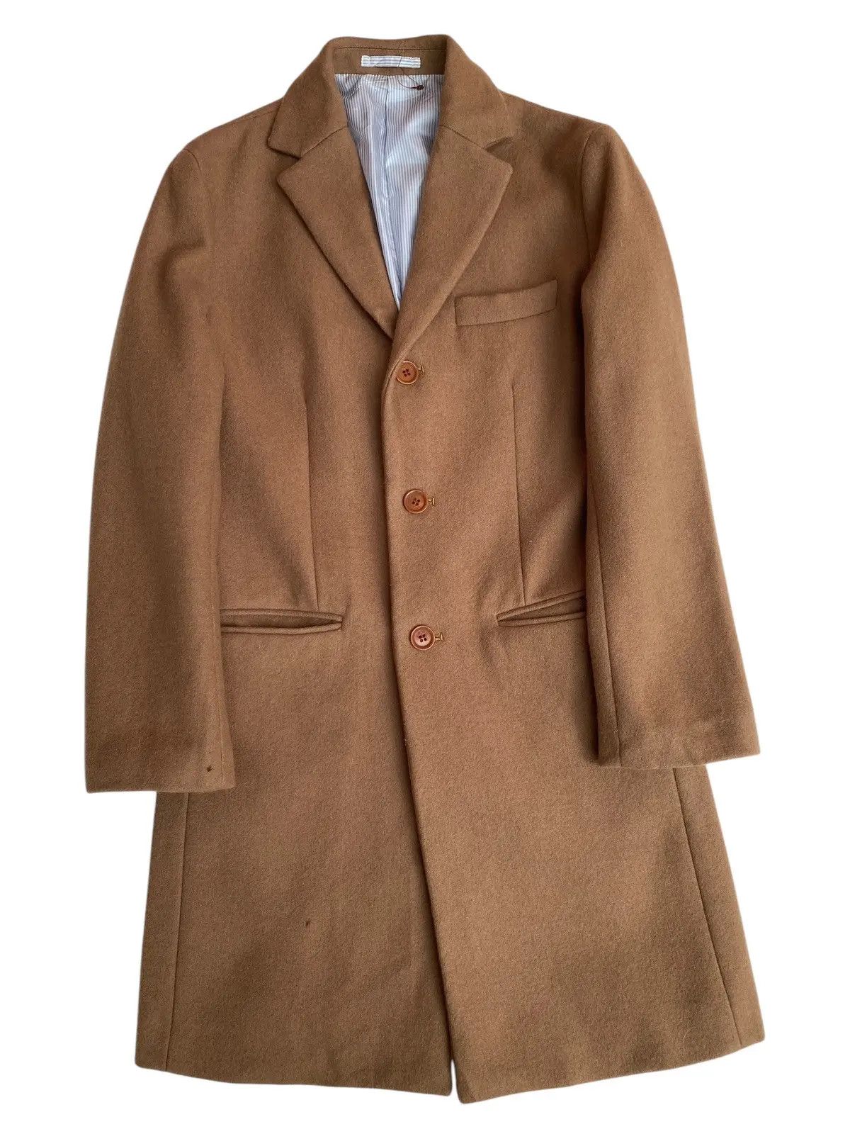 Japanese Brand × Ships Jet Blue Ships Jet Blue Wool Jacket Coat Size US M / EU 48-50 / 2 - 1 Thumbnail