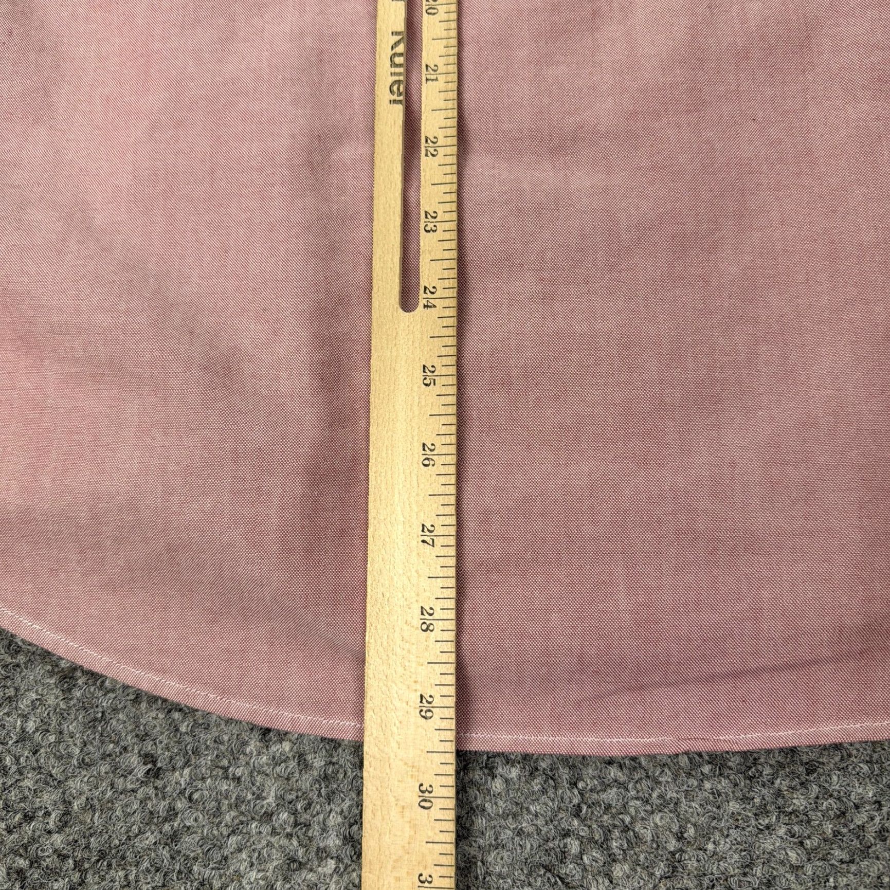 Vintage VINTAGE LL Bean Shirt Mens 16.5 33 Pink Button Front Oxford Long Sleeve Monogram Size US L / EU 52-54 / 3 - 6 Thumbnail