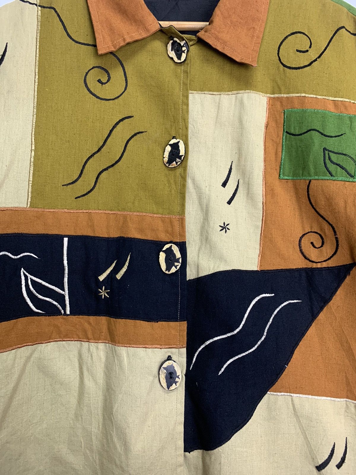 Japanese Brand × Vintage Vintage Japanese Block Buttons Up Size US L / EU 52-54 / 3 - 8 Thumbnail
