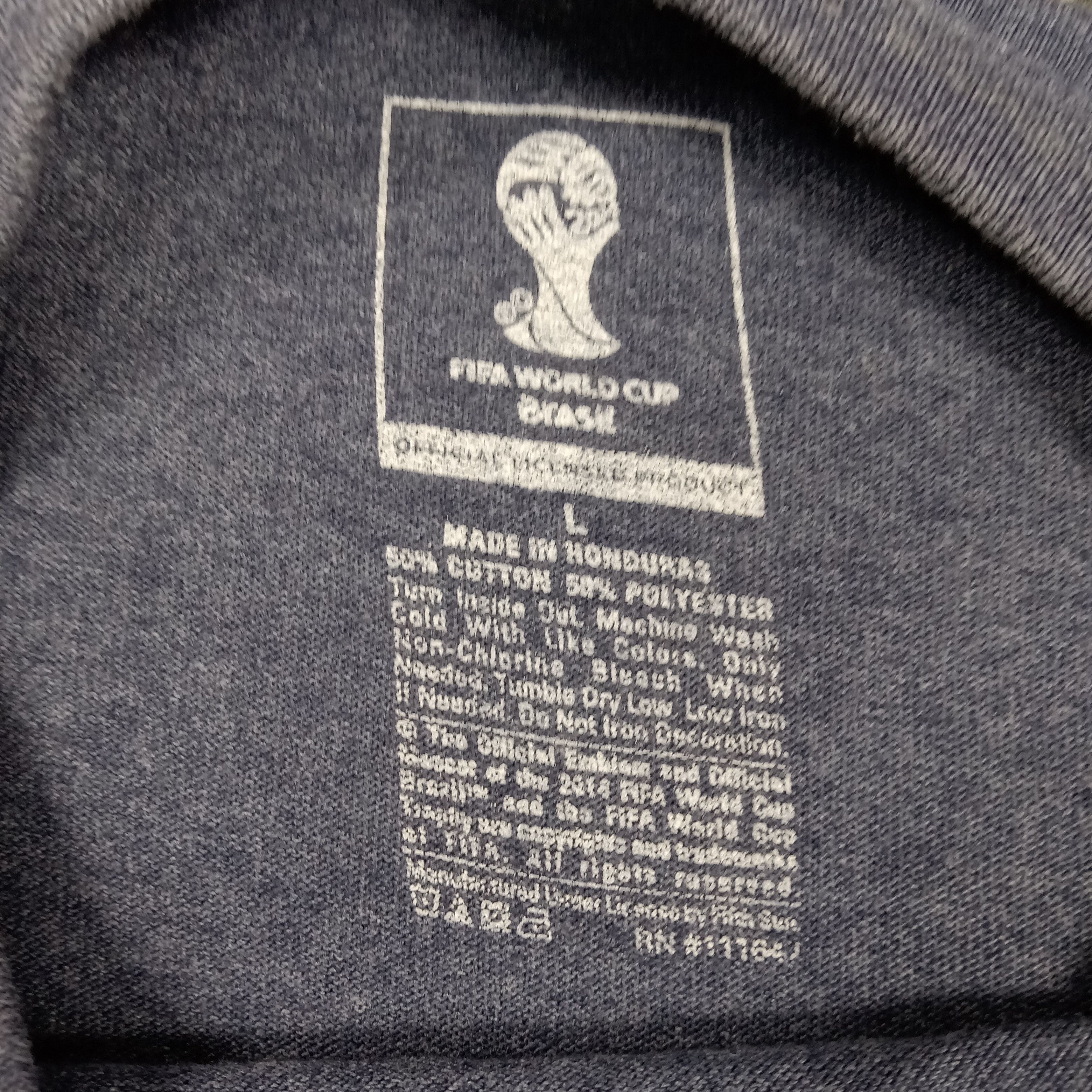 Vintage Fifa World Cup Brasil USA Sport Style Tshirt C285N34 Size US L / EU 52-54 / 3 - 4 Thumbnail