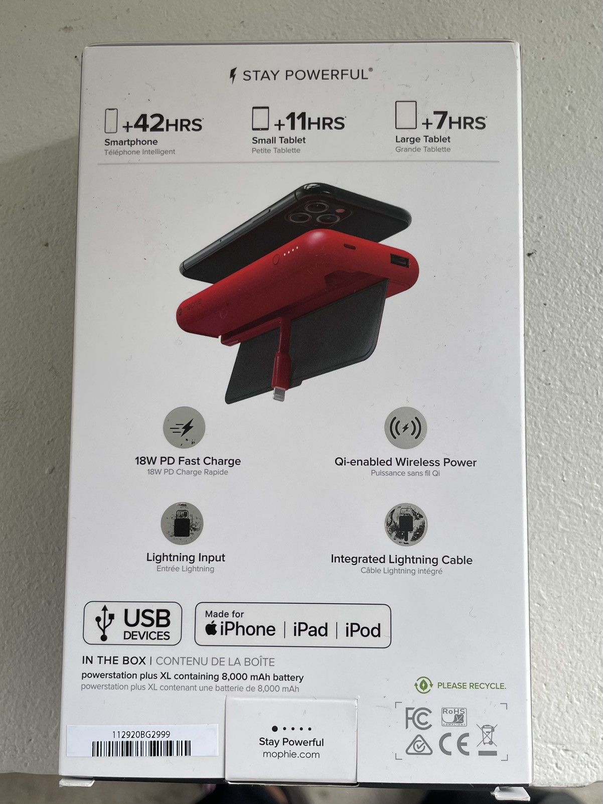 Supreme Supreme Mophie Powerstation Wireless XL Size ONE SIZE - 3 Thumbnail