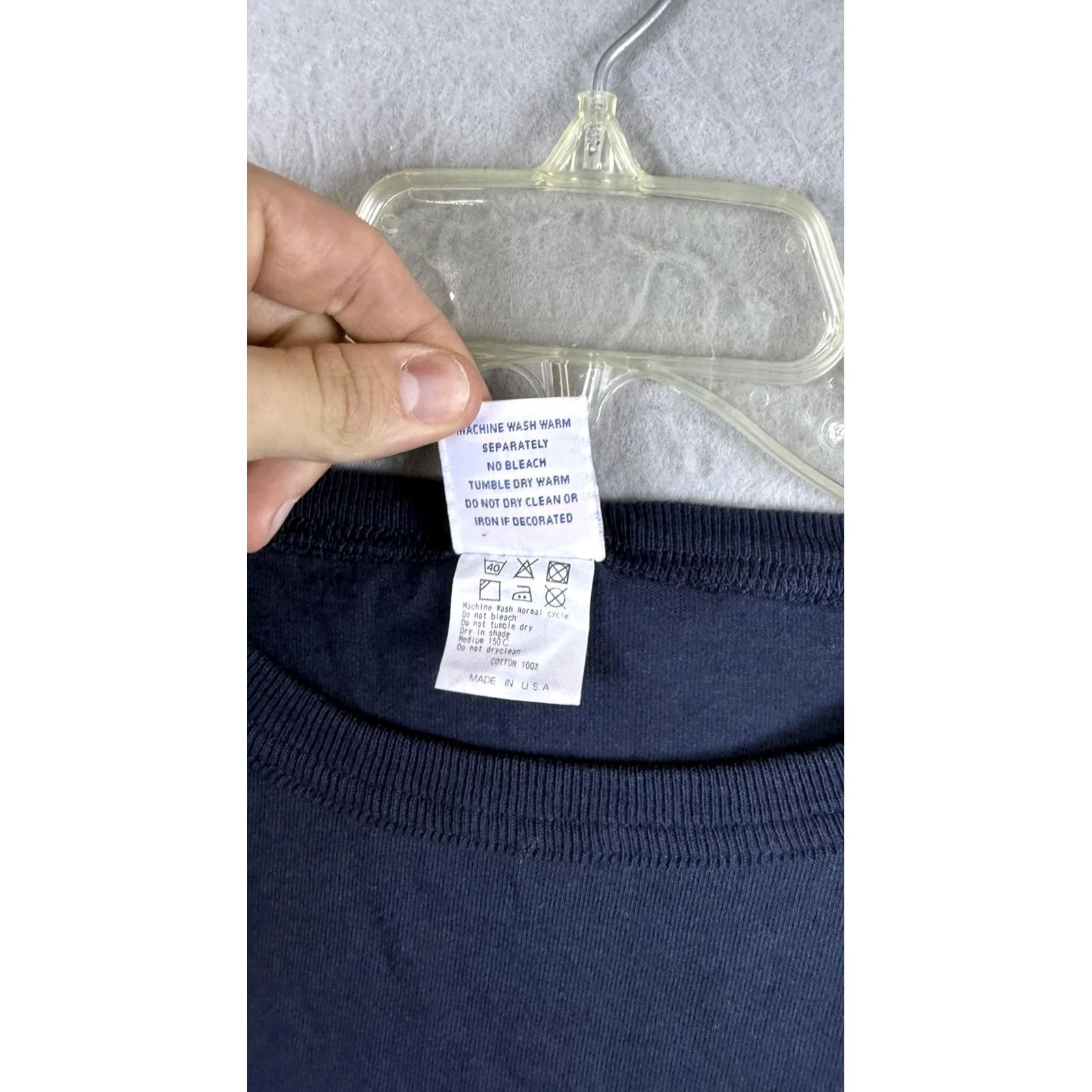Champion Champion Shirt Mens XL Navy Blue Heavyweight Jersey Made In USA Crewneck Size US XL / EU 56 / 4 - 3 Thumbnail