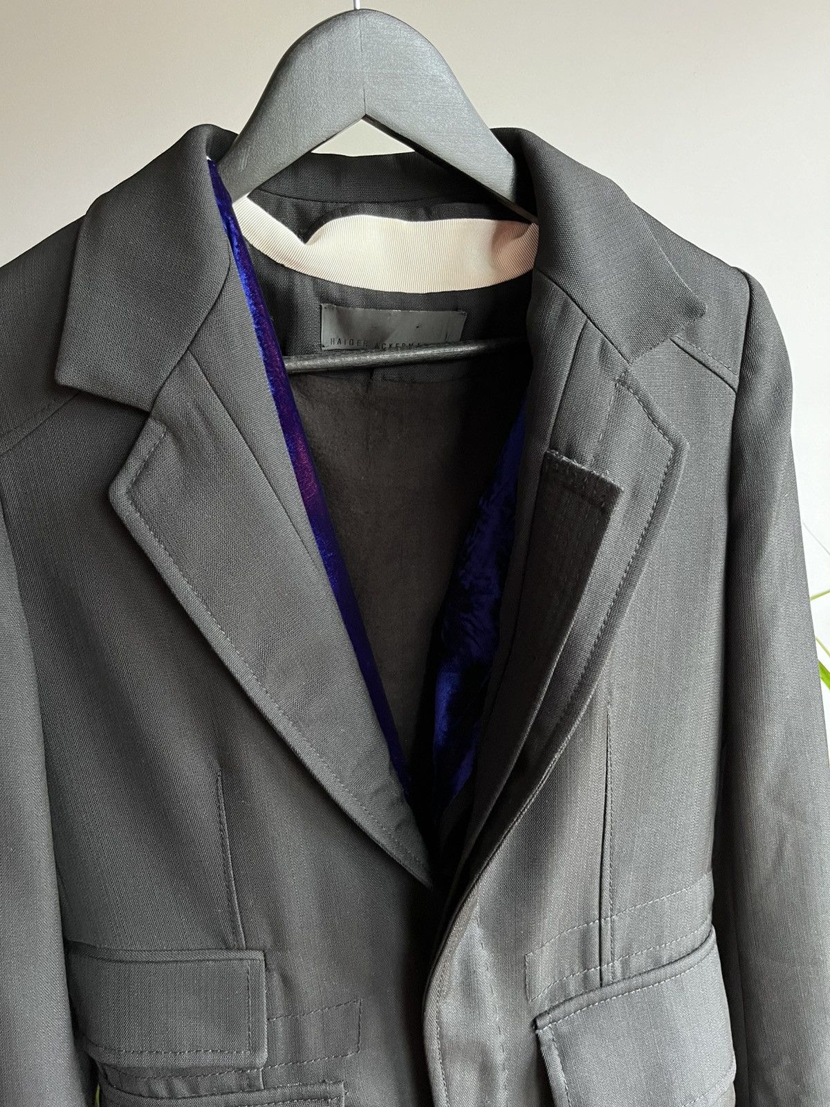 Haider Ackermann Super rare Haider Ackermann blazer vest wool suit set Size L / US 10 / IT 46 - 7 Thumbnail