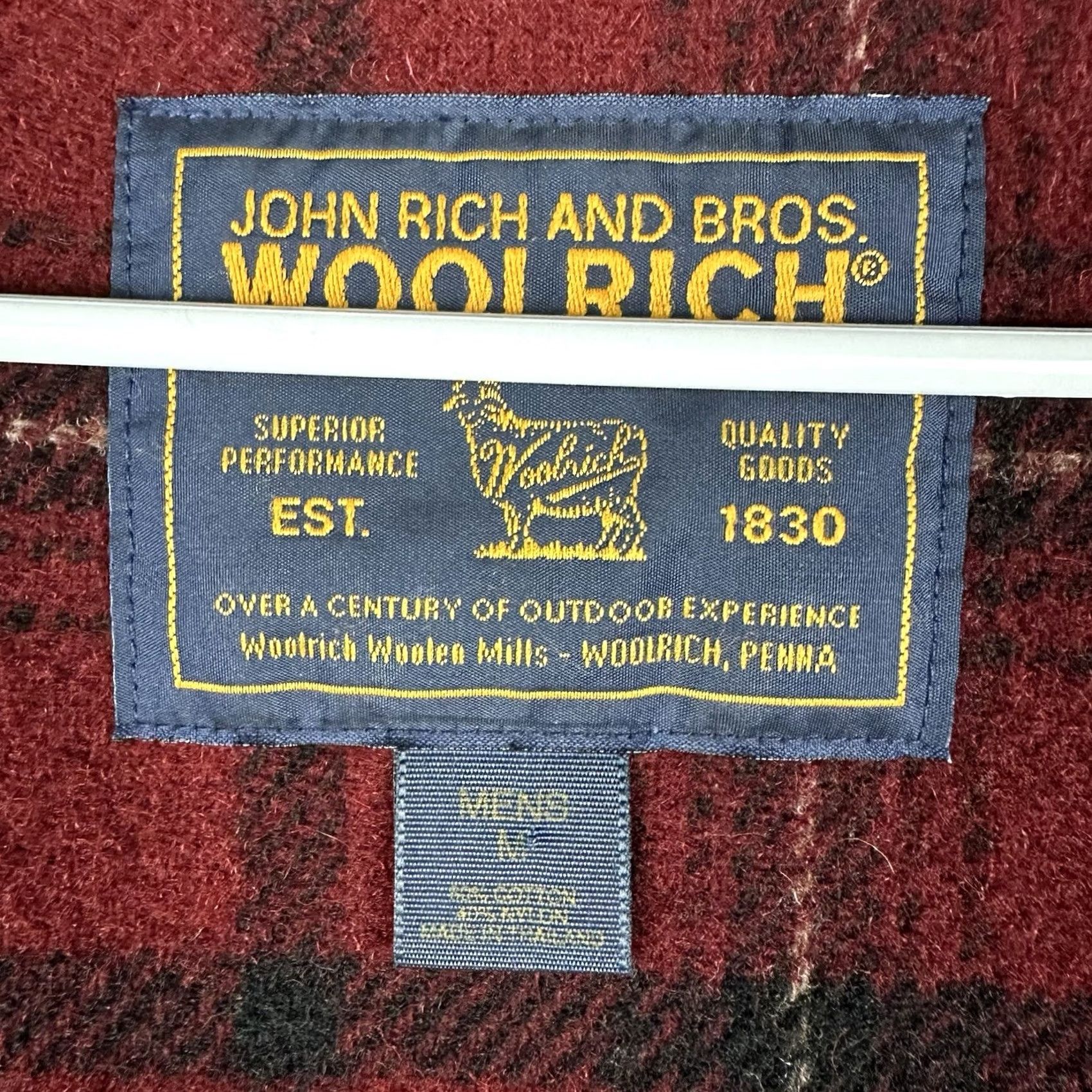 Vintage Woolrich Jacket Mens Medium Green Wool Lined Fieldstone Snap Front Coat Regular Size XS? (Original uses M) - 8? Size US M / EU 48-50 / 2 - 7 Thumbnail