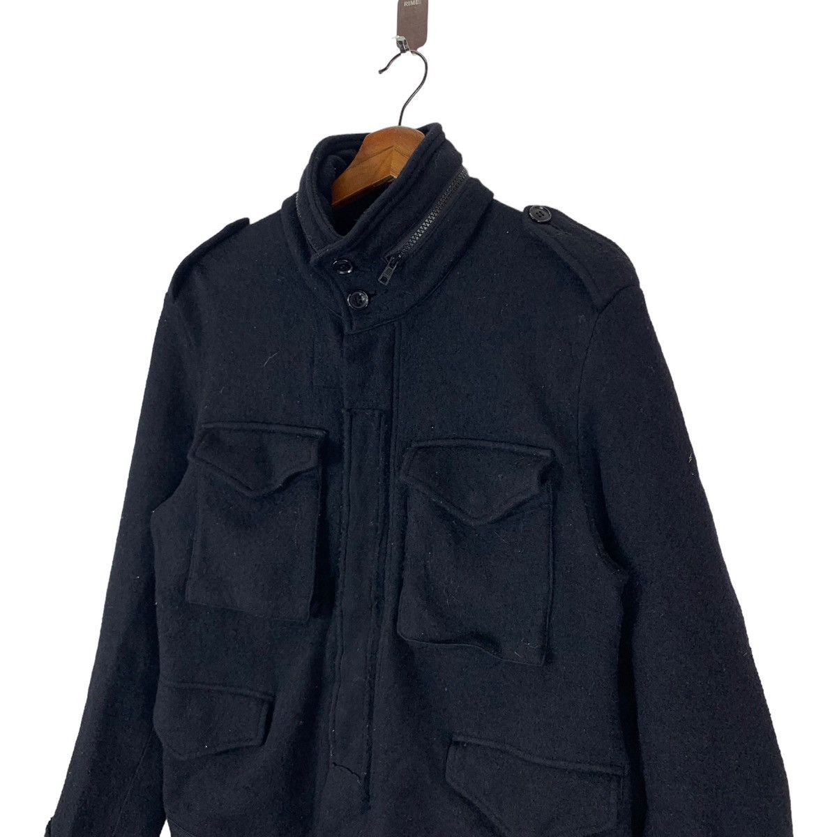 CABANE de ZUCCa × Zucca VINTAGE CABANE DE ZUCCA WOOL BUTTON JACKET Size L / US 10 / IT 46 - 3 Thumbnail
