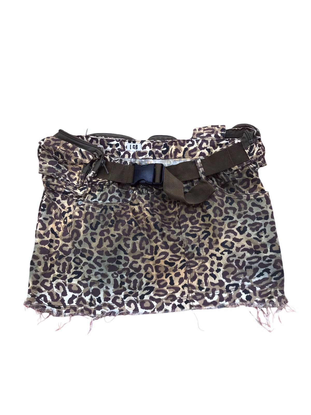 Le Grande Bleu (L.G.B.) RARE LGB SKIRT CAMO SEDITIONARIES PUNK STYLE Size 26" / US 2 / IT 38 - 1 Thumbnail