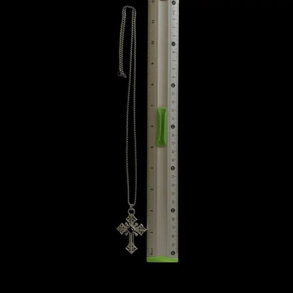VIBE Cross Pendant Necklace Punk Chain Size ONE SIZE - 5 Thumbnail